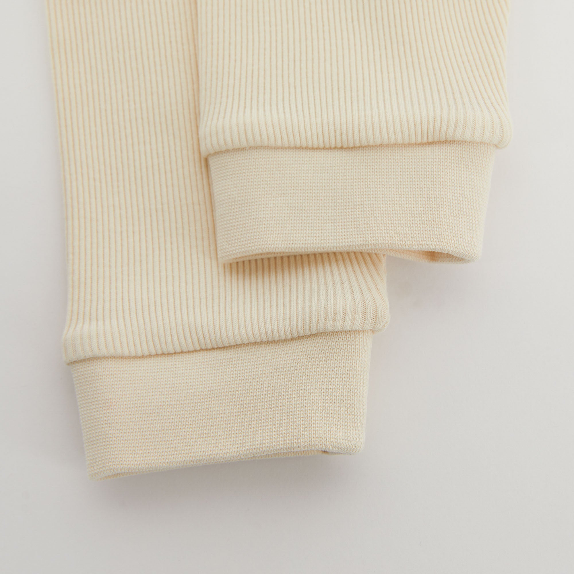 Baby Boys & Girls Ivory Cotton Trousers