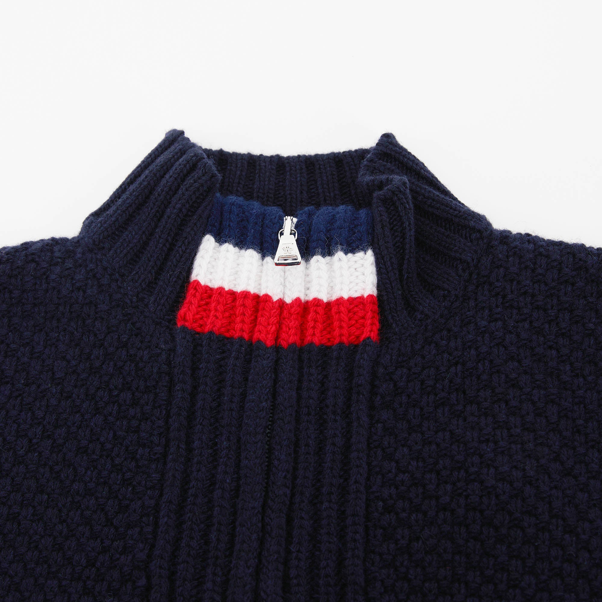 Boys Navy Wool Cardigan