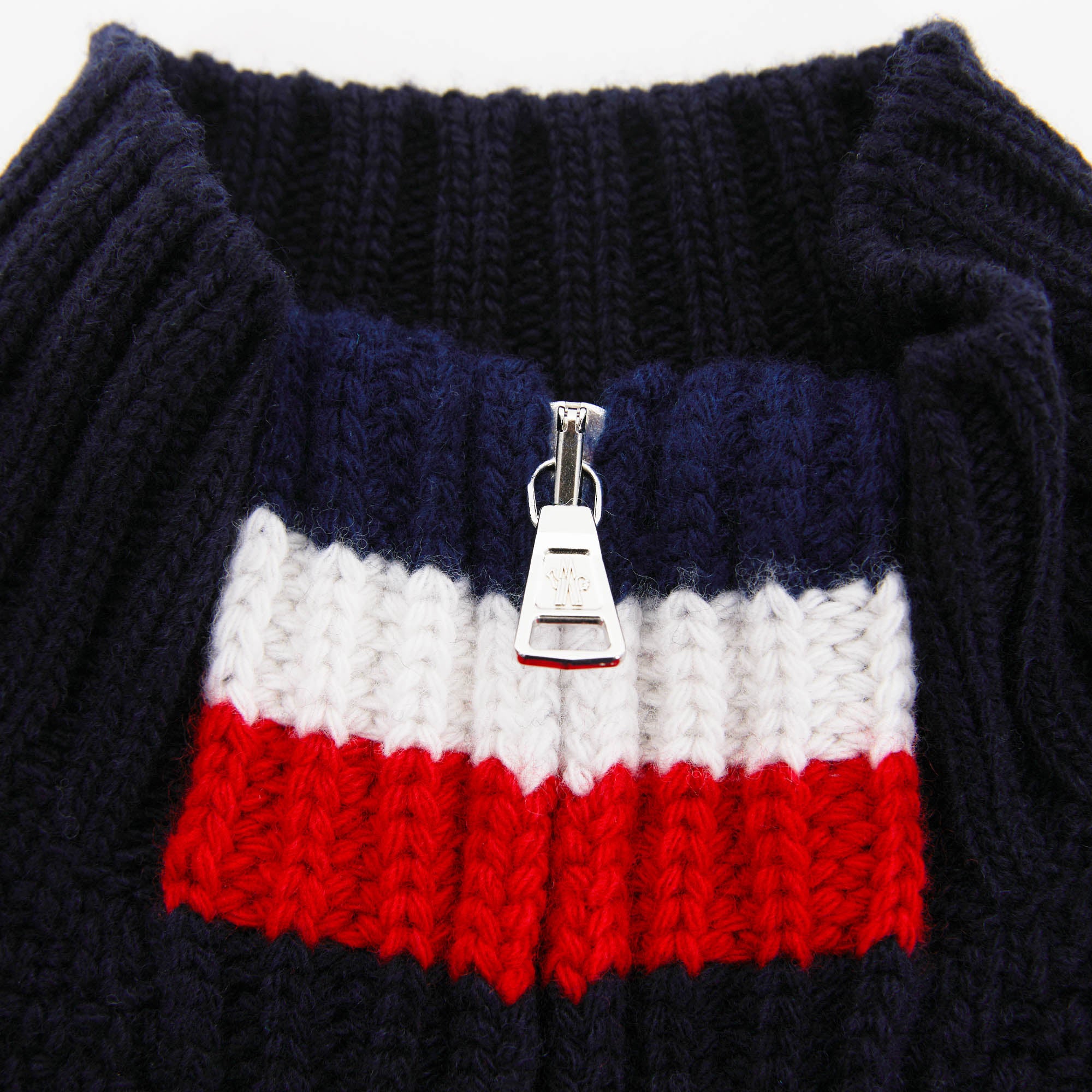 Boys Navy Wool Cardigan