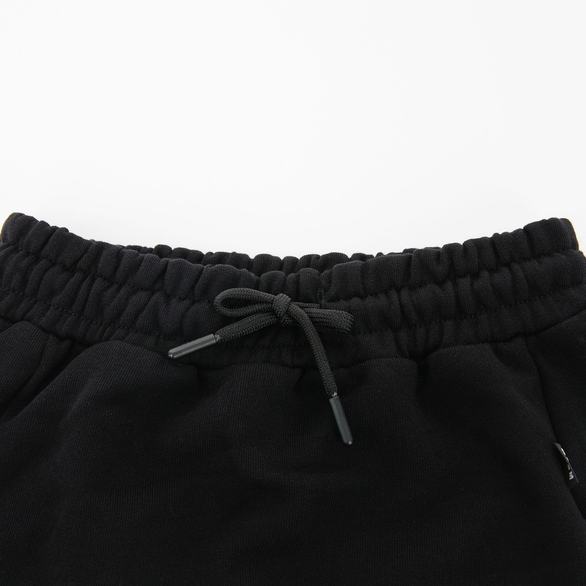 Girls Black Logo Cotton Skirt