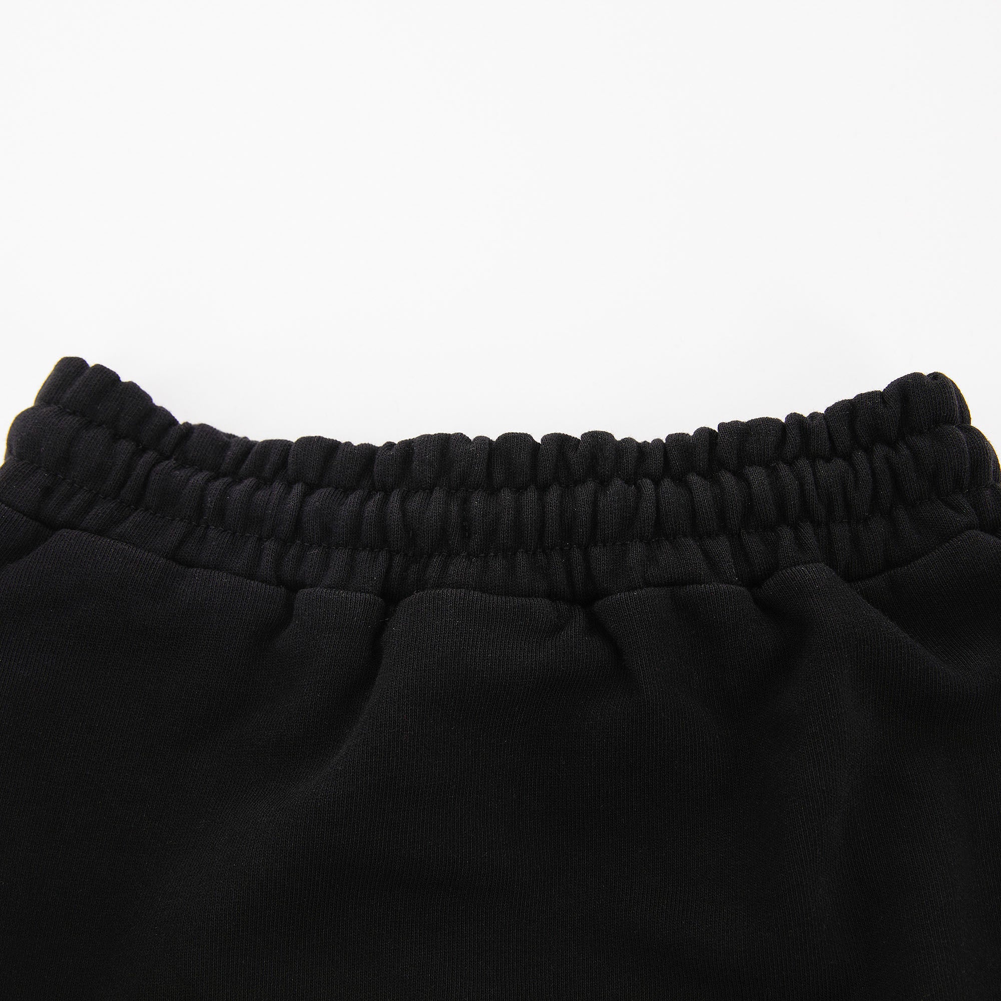 Girls Black Logo Cotton Skirt