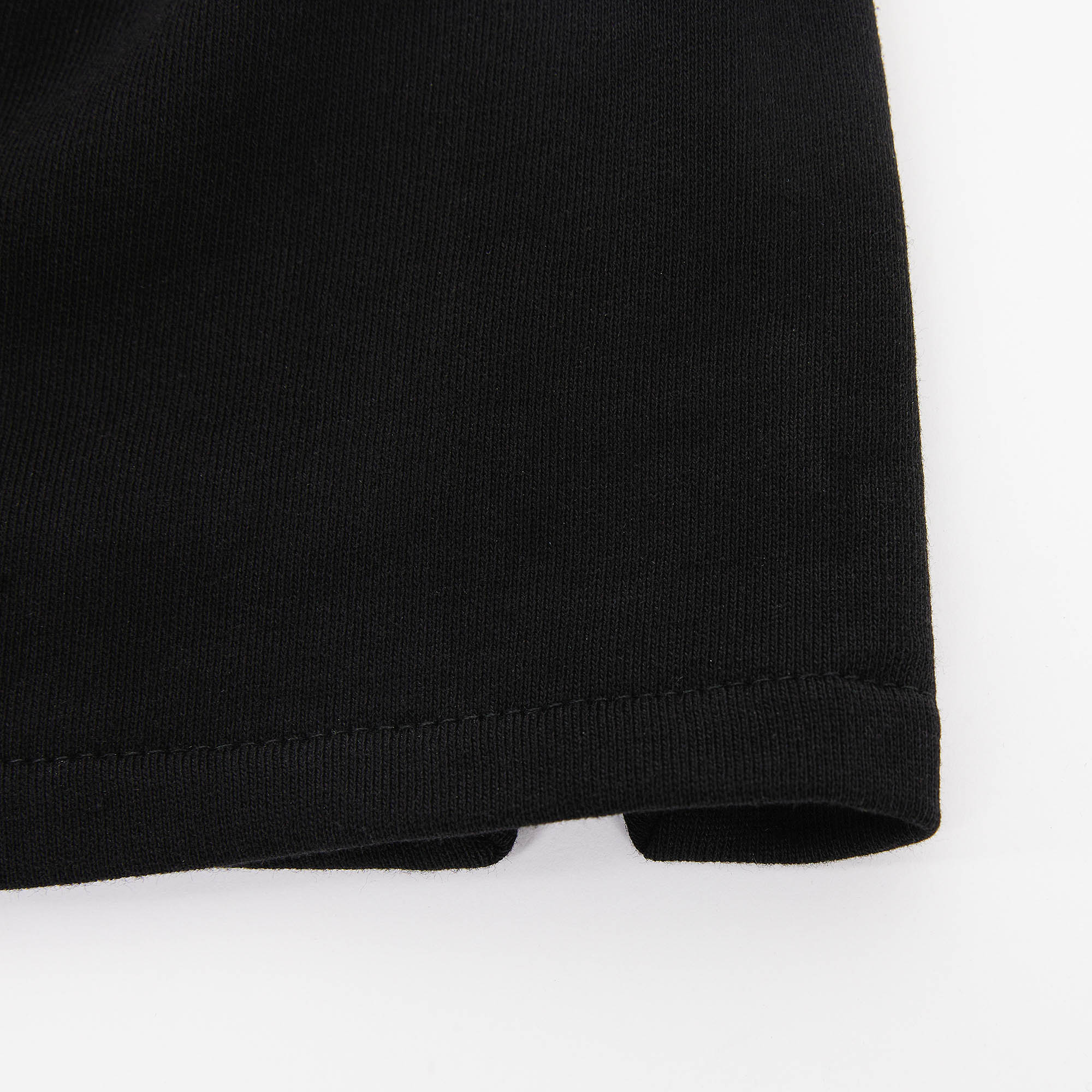 Girls Black Logo Cotton Skirt