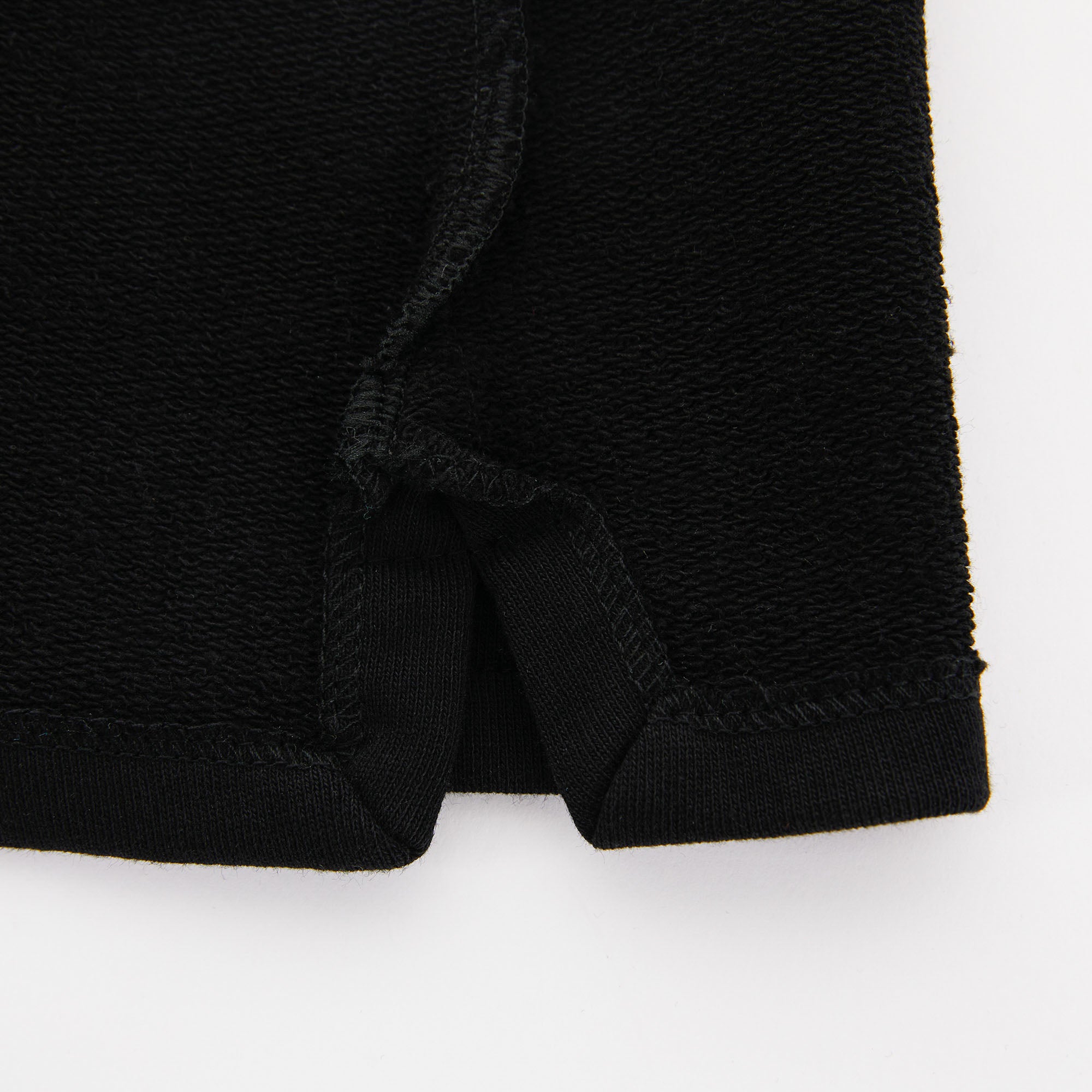 Girls Black Logo Cotton Skirt