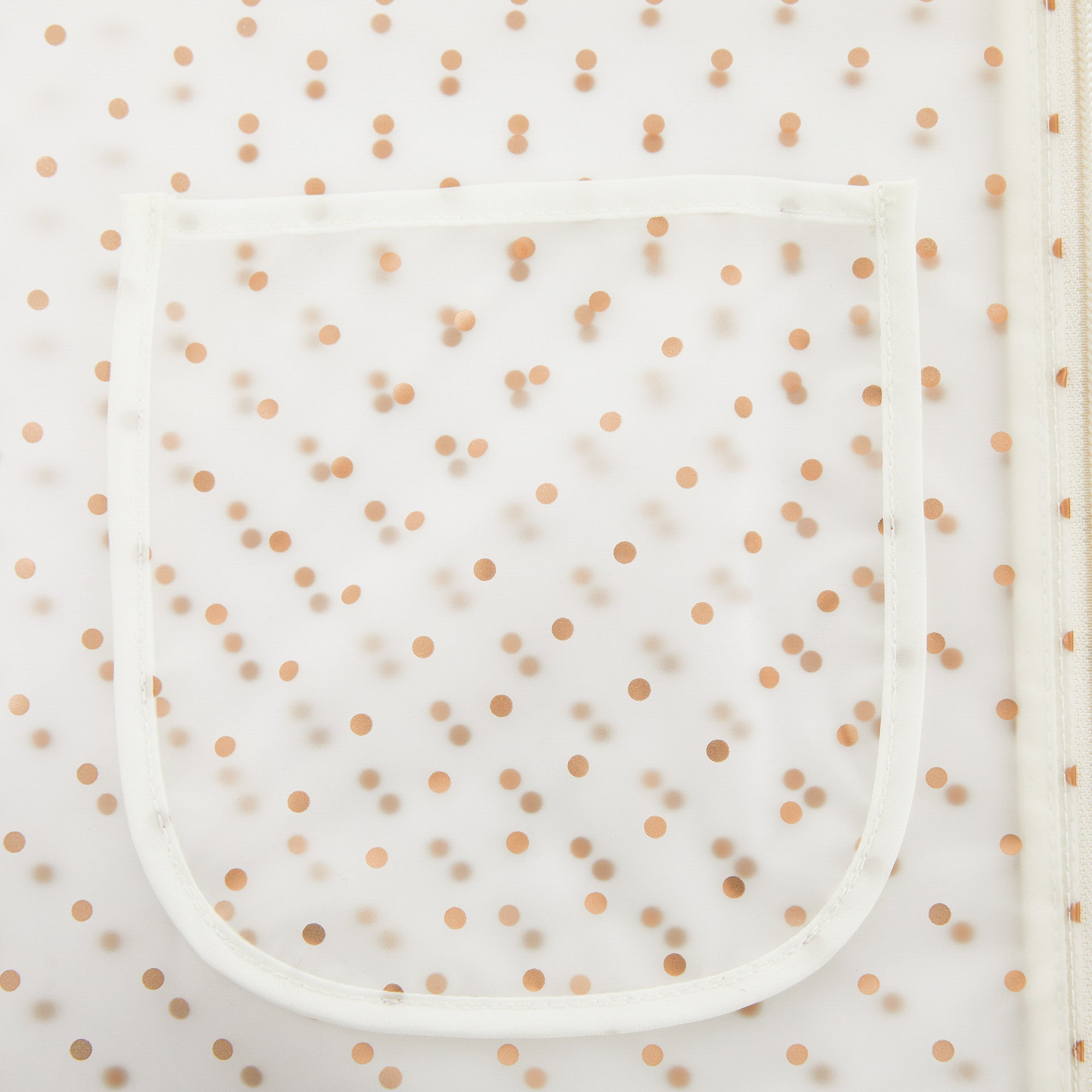 Girls White Dots Raincoat