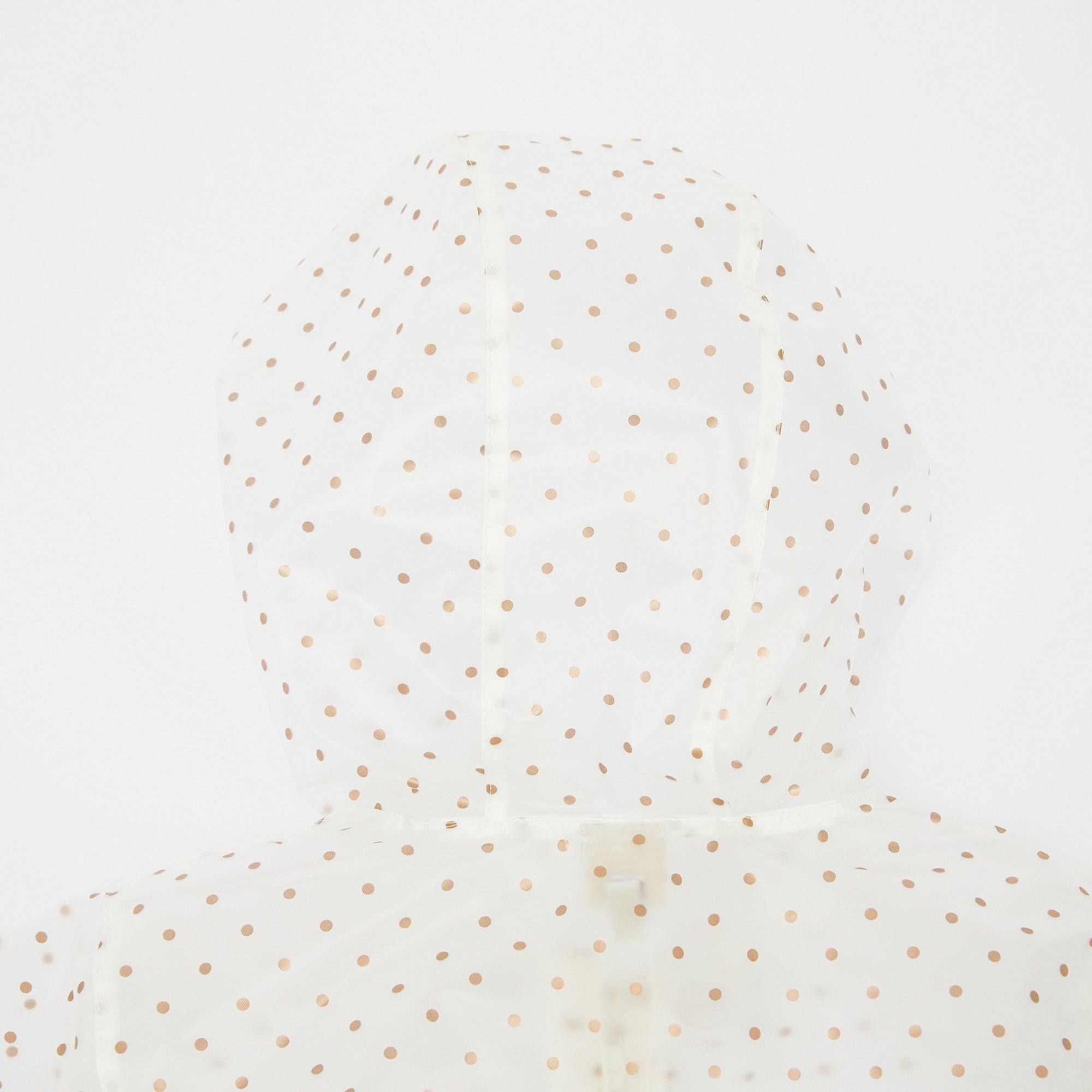 Girls White Dots Raincoat