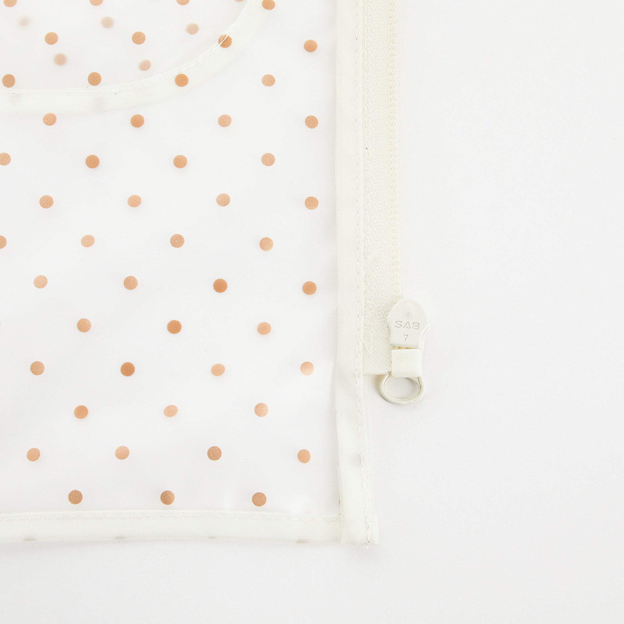 Girls White Dots Raincoat