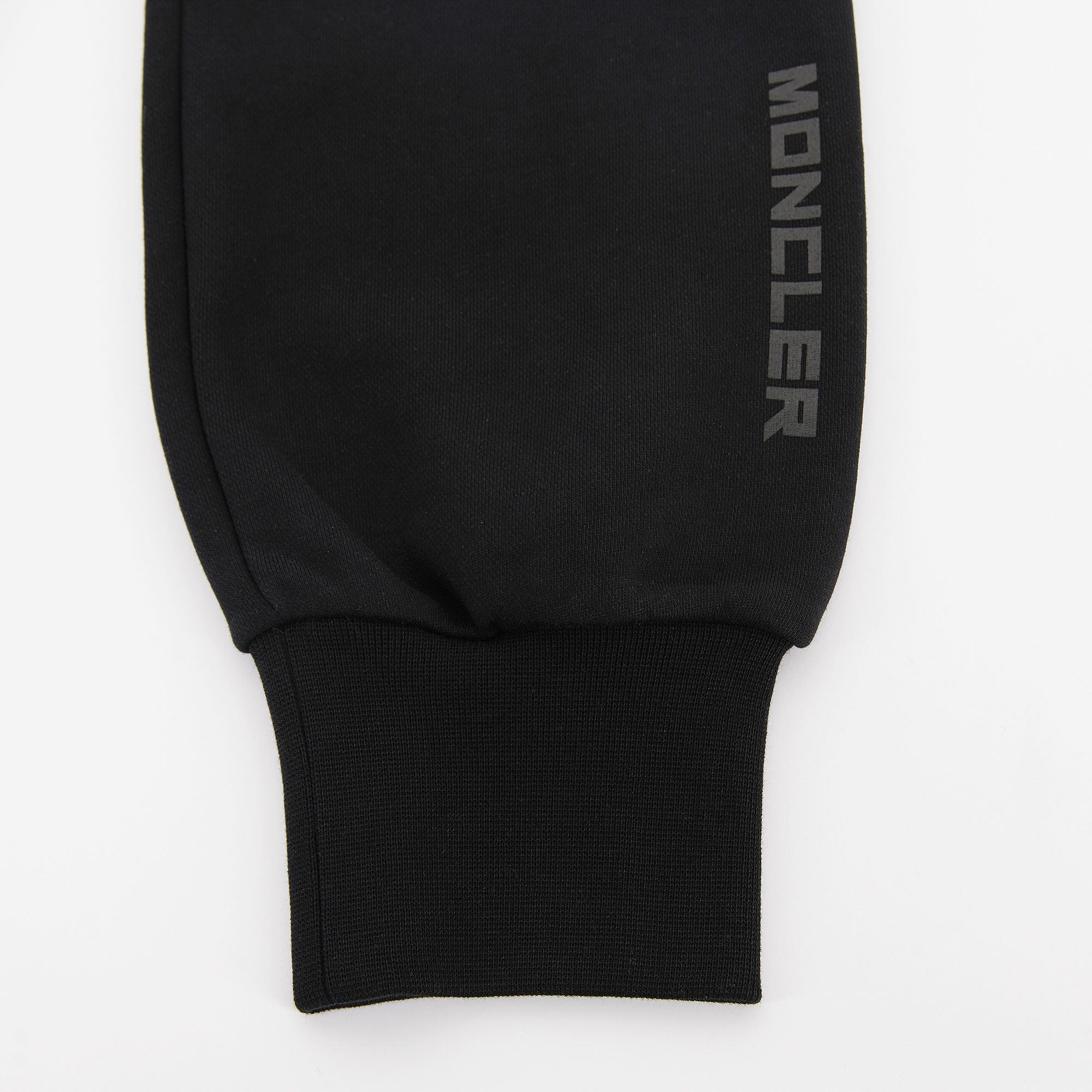 Girls Black Logo Cotton Trousers