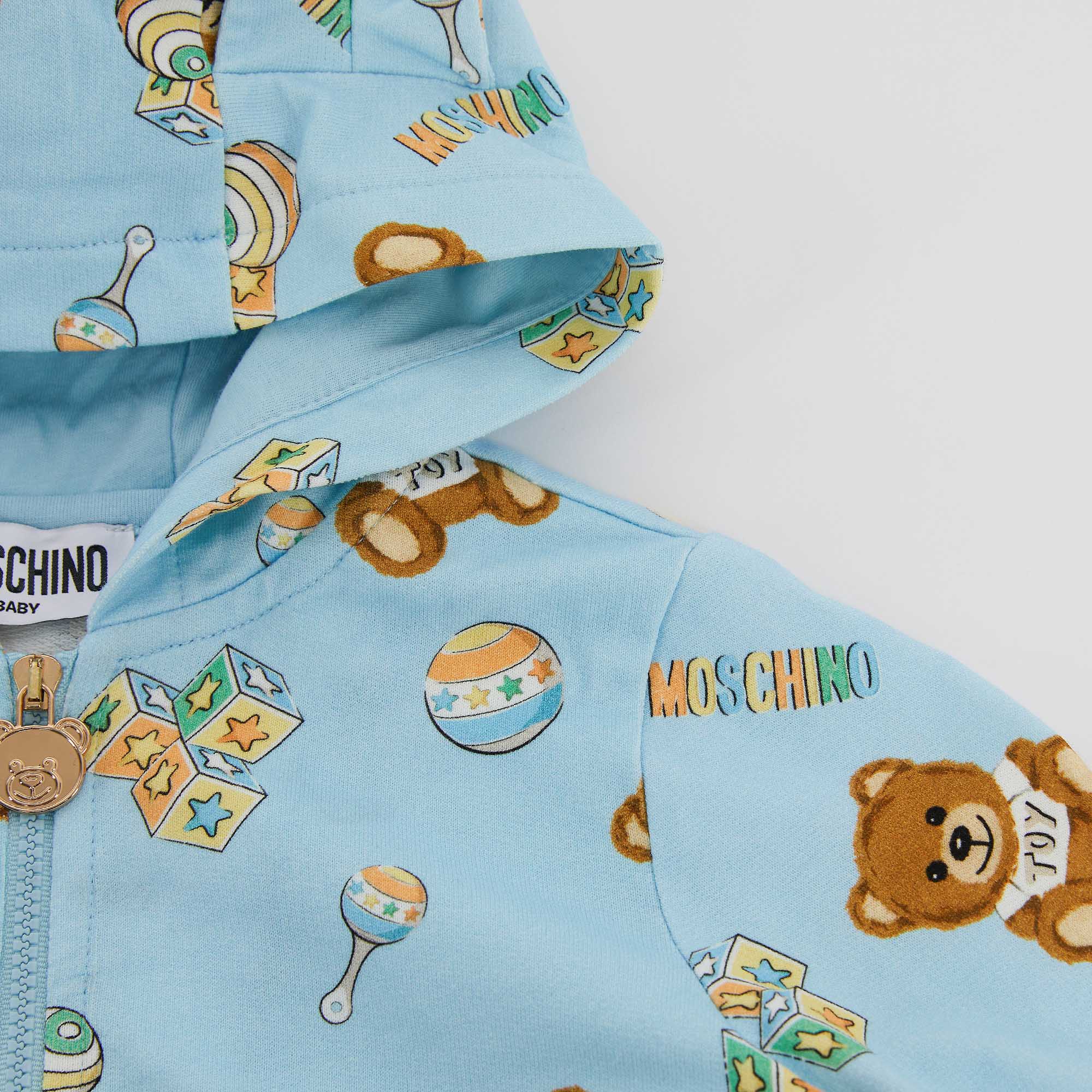 Baby Boys Blue Cotton Set