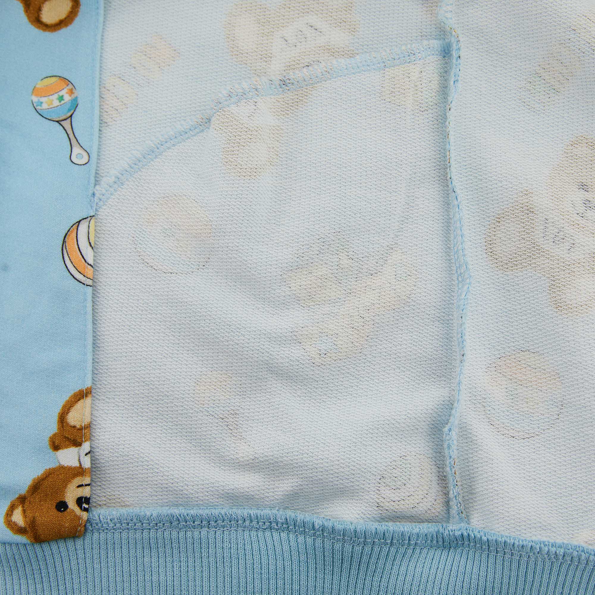 Baby Boys Blue Cotton Set