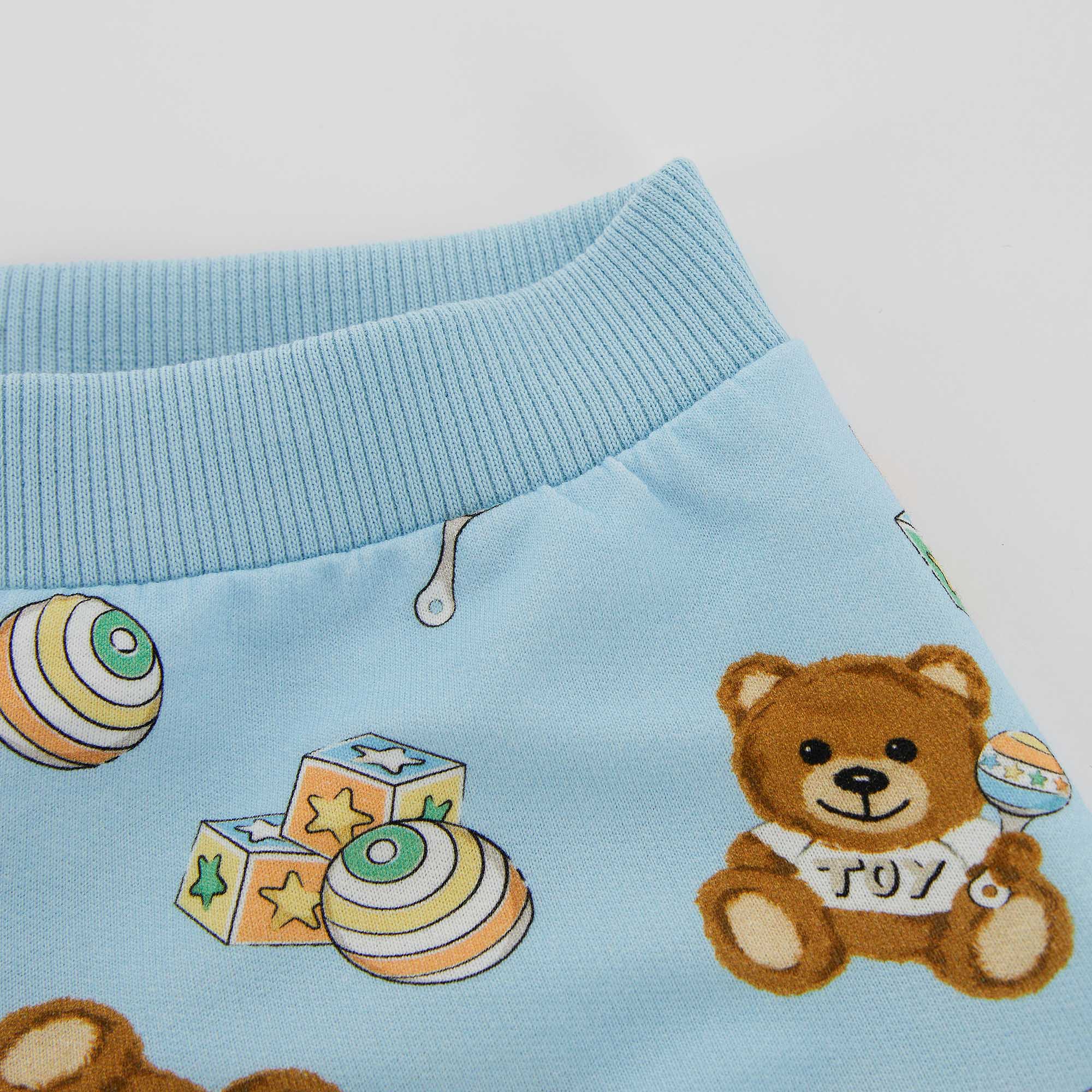 Baby Boys Blue Cotton Set