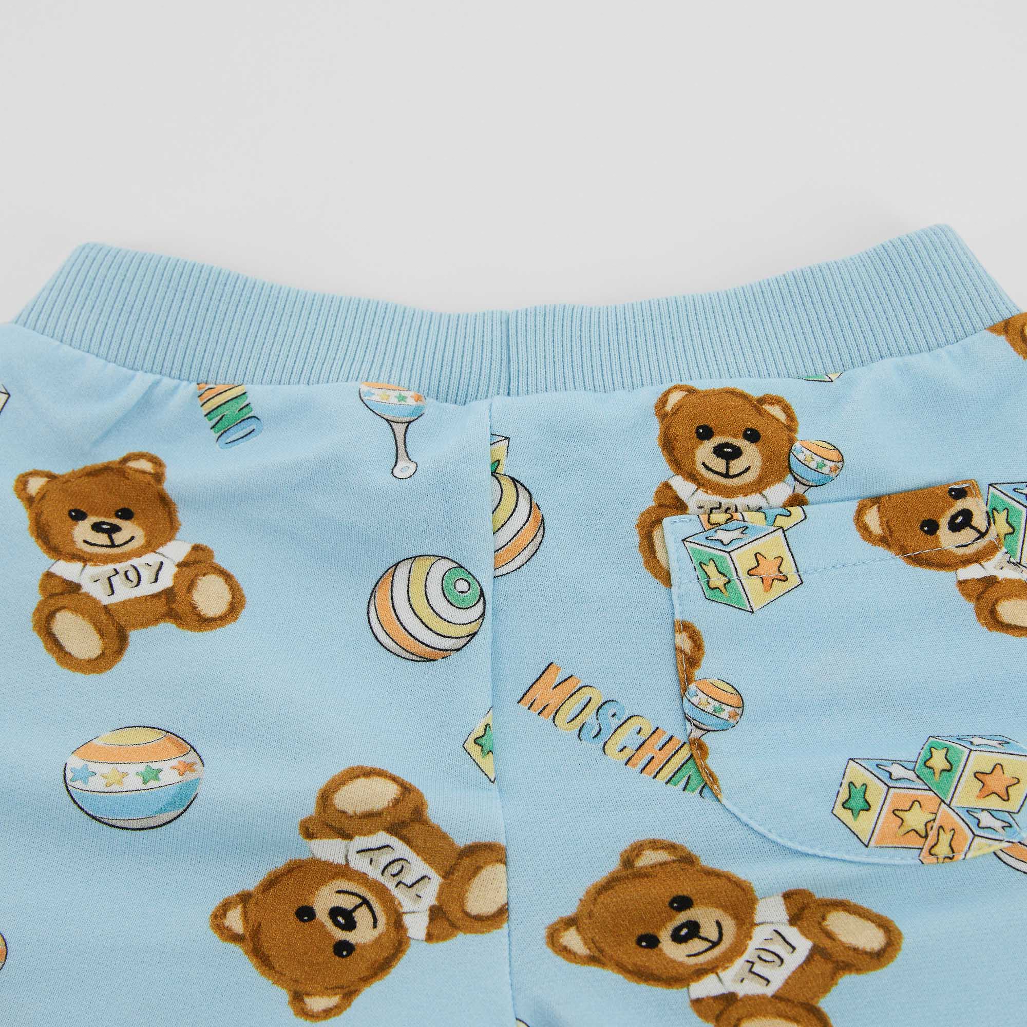 Baby Boys Blue Cotton Set