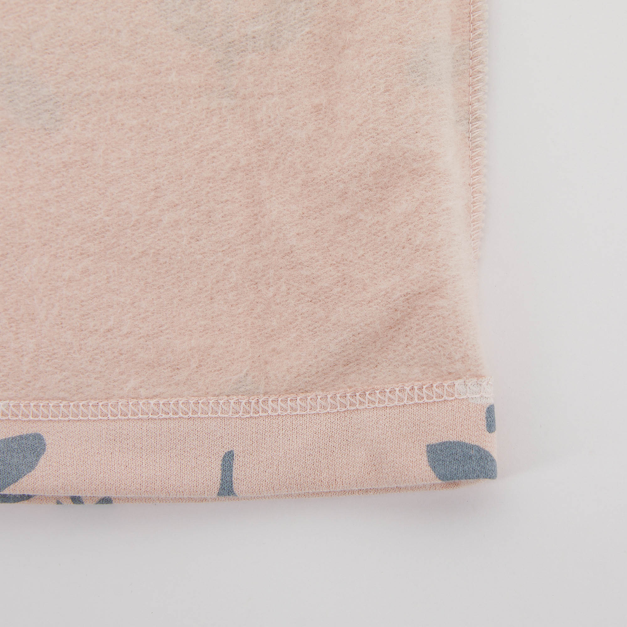 Girls Pink Printed Cotton Set