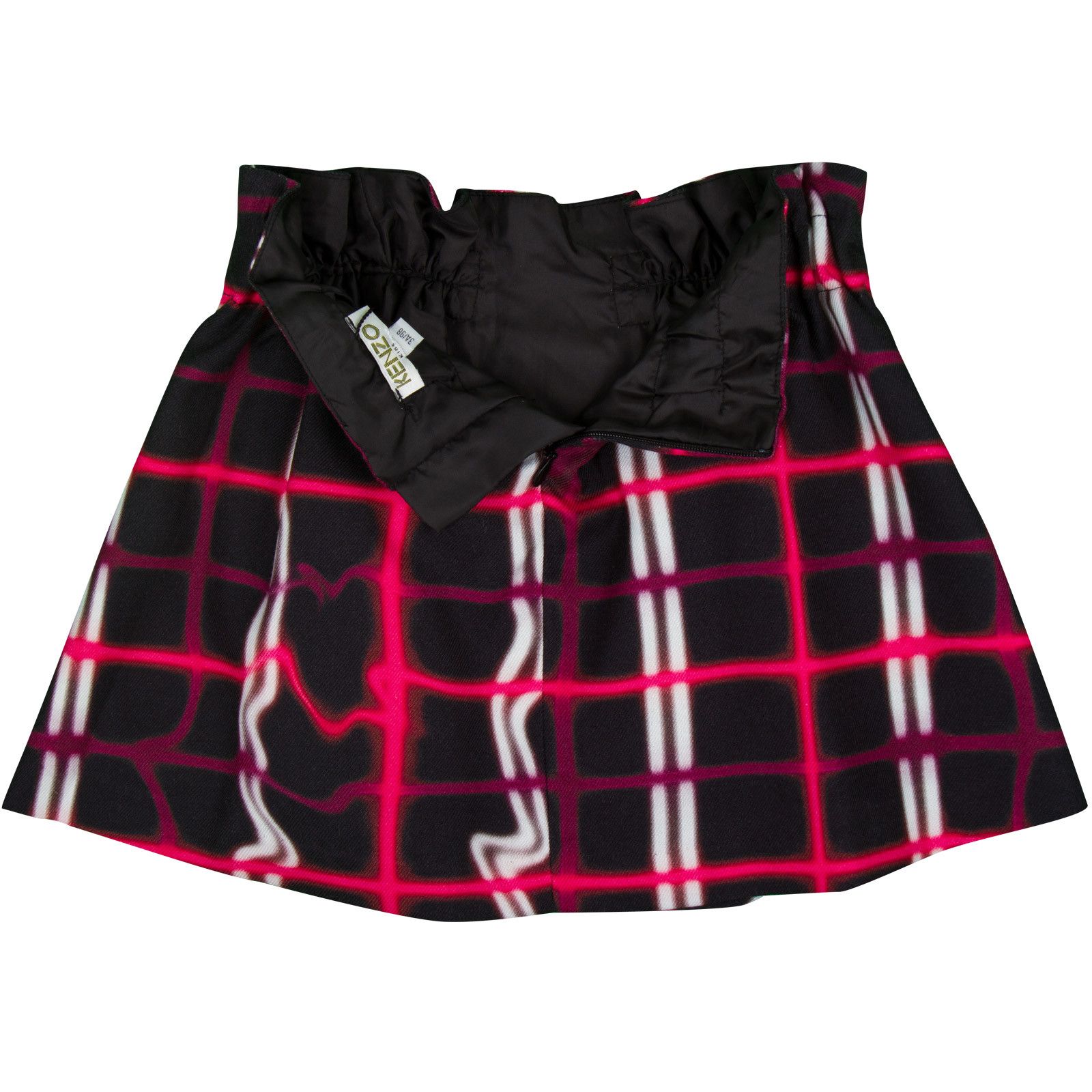 Girls Black Skirt With Red&White Check Printed - CÉMAROSE | Children's Fashion Store - 4
