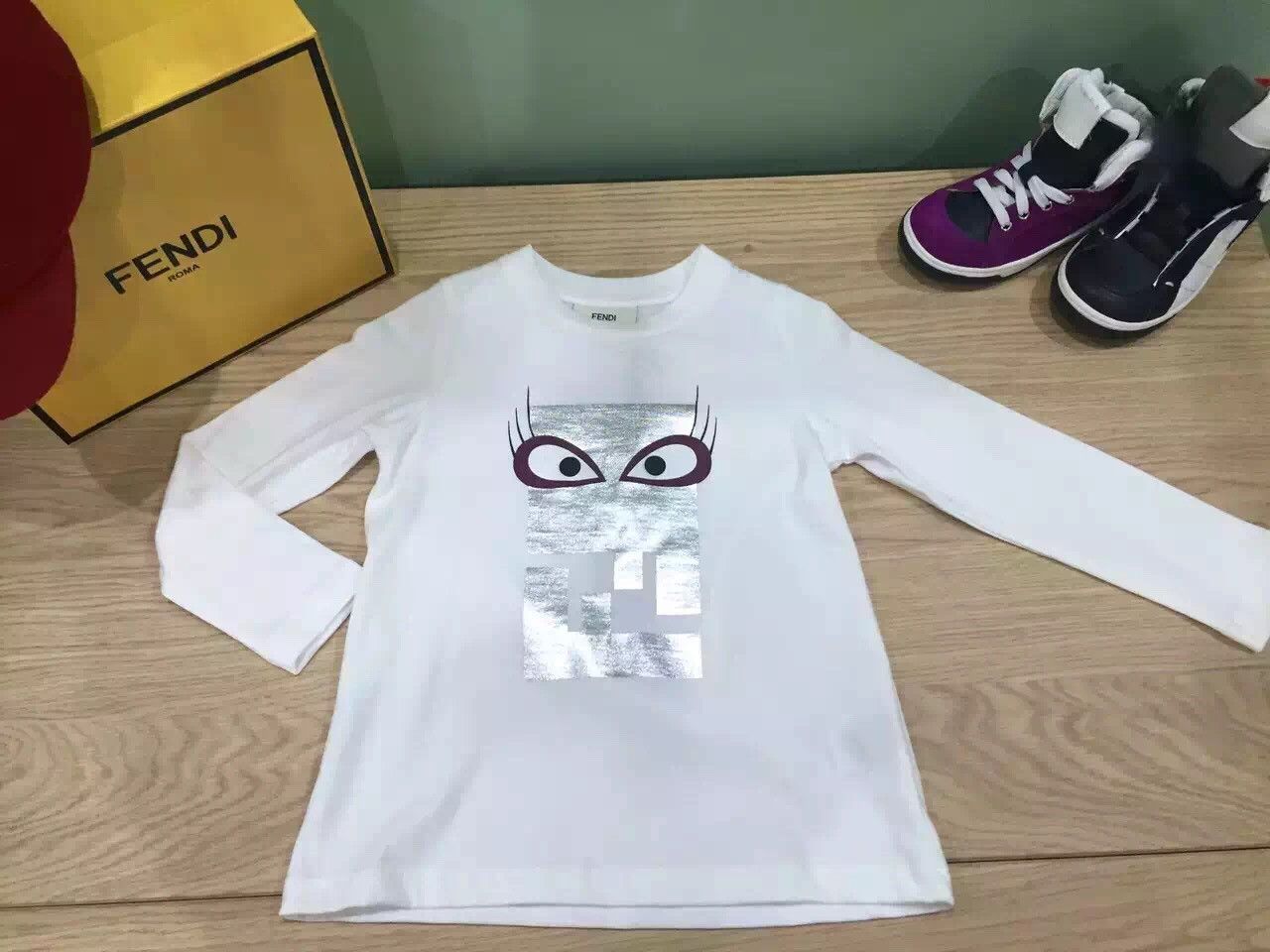 Girls White Cotton Monster Printed T-Shirt - CÉMAROSE | Children's Fashion Store