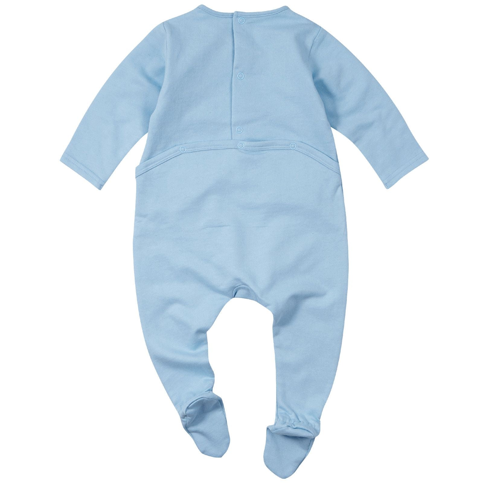 Baby Girls Blue&White Tiger Printed Babygrow - CÉMAROSE | Children's Fashion Store - 3