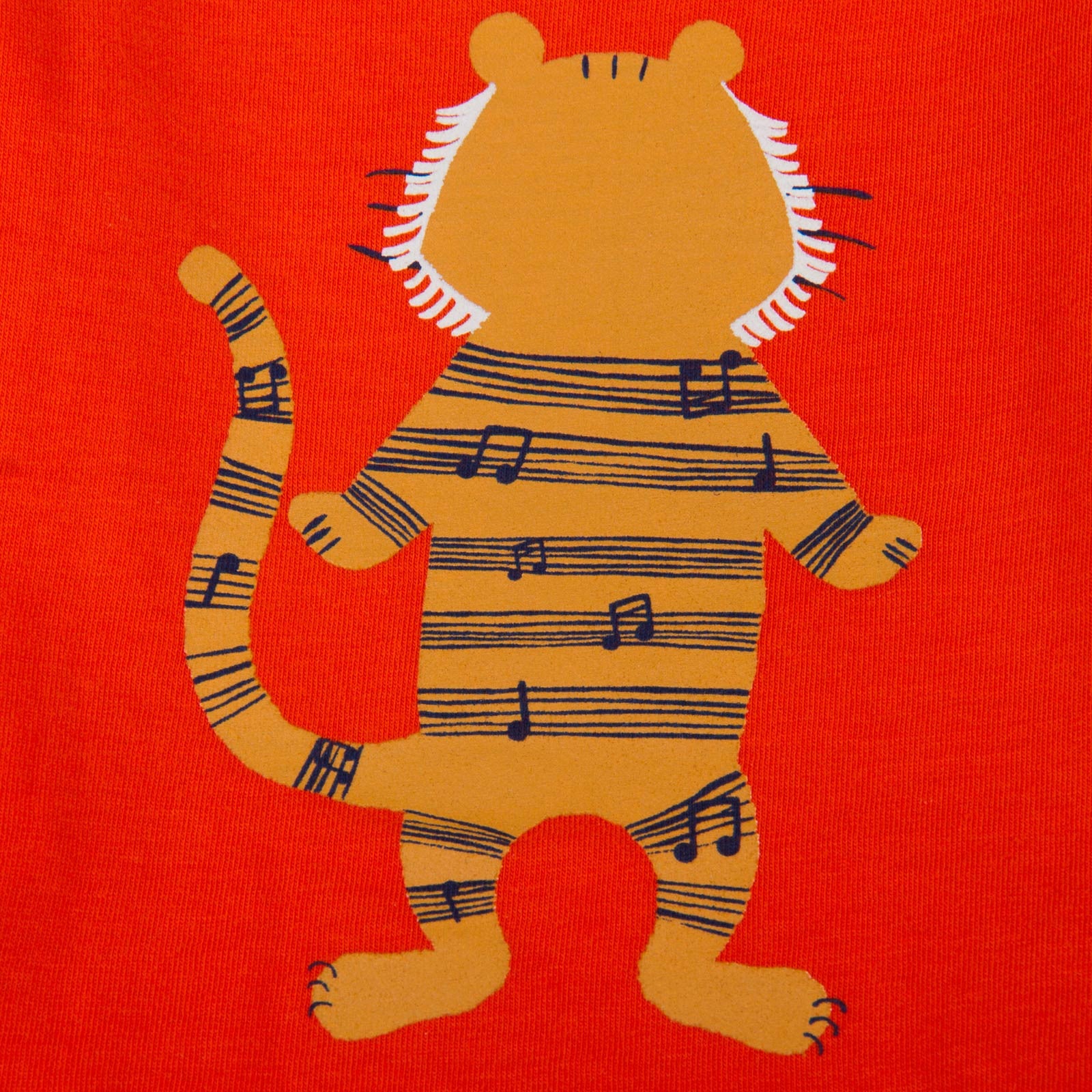 Baby Boys Orange Tiger Printed T-Shirt - CÉMAROSE | Children's Fashion Store - 5