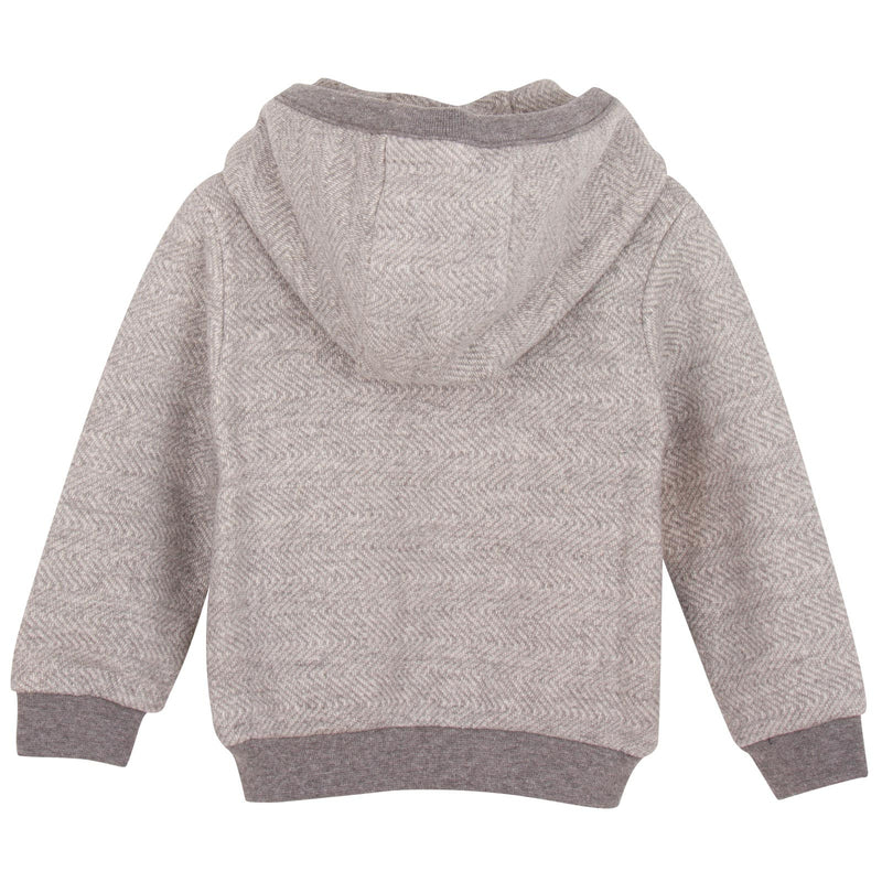 Baby Boys Grey Robot Printed Zip-Up Top - CÉMAROSE | Children's Fashion Store - 2