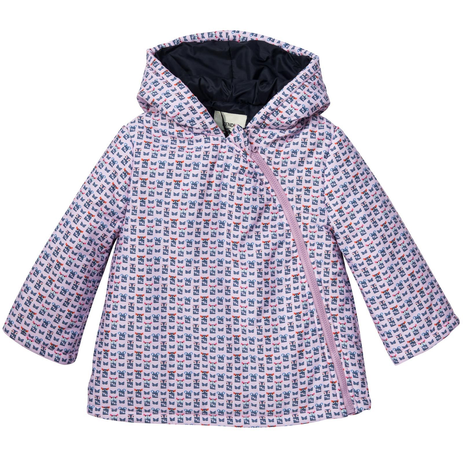 Baby Purple&Mulitcolors 'FF Monster' Printed Jacket - CÉMAROSE | Children's Fashion Store - 1