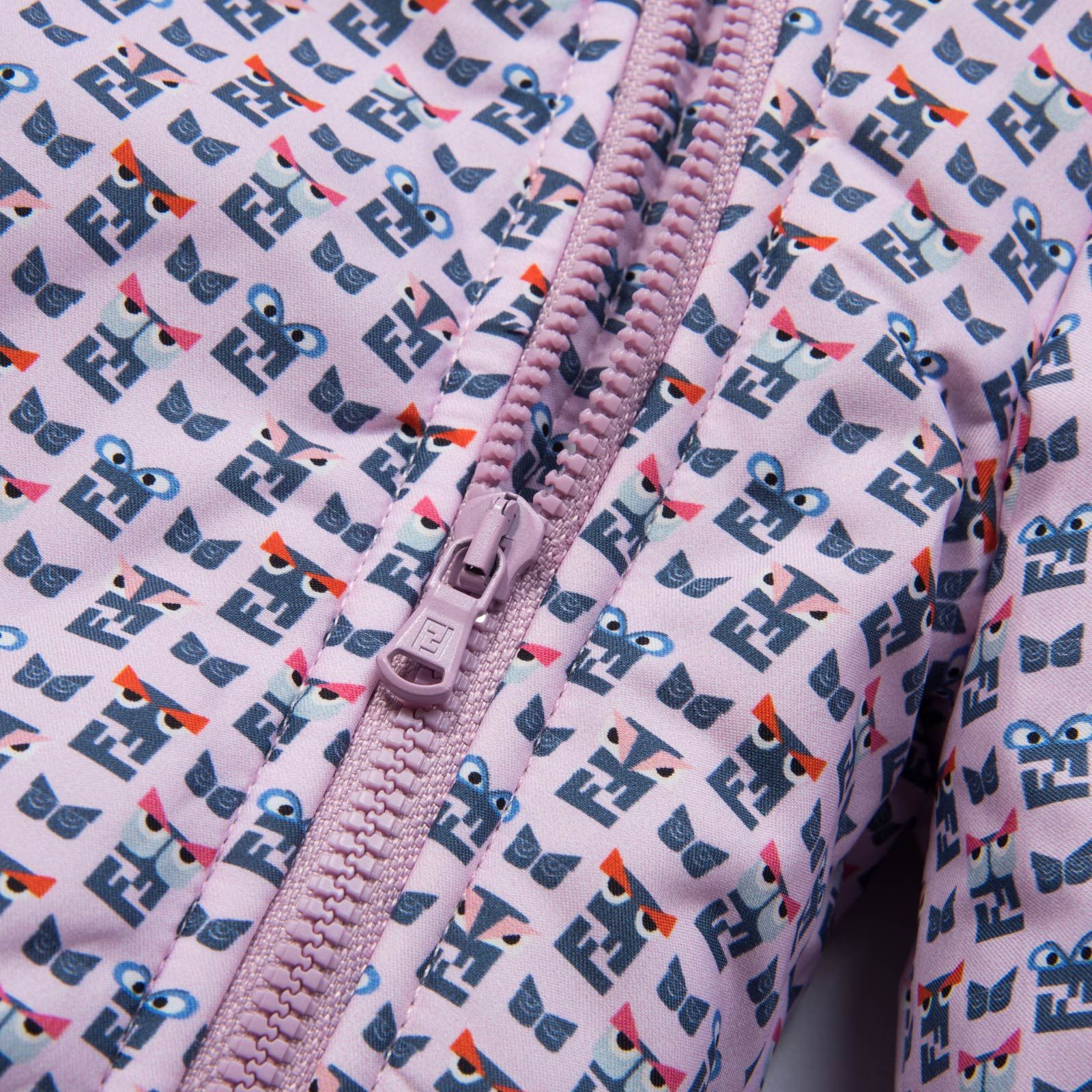Baby Purple&Mulitcolors 'FF Monster' Printed Jacket - CÉMAROSE | Children's Fashion Store - 3