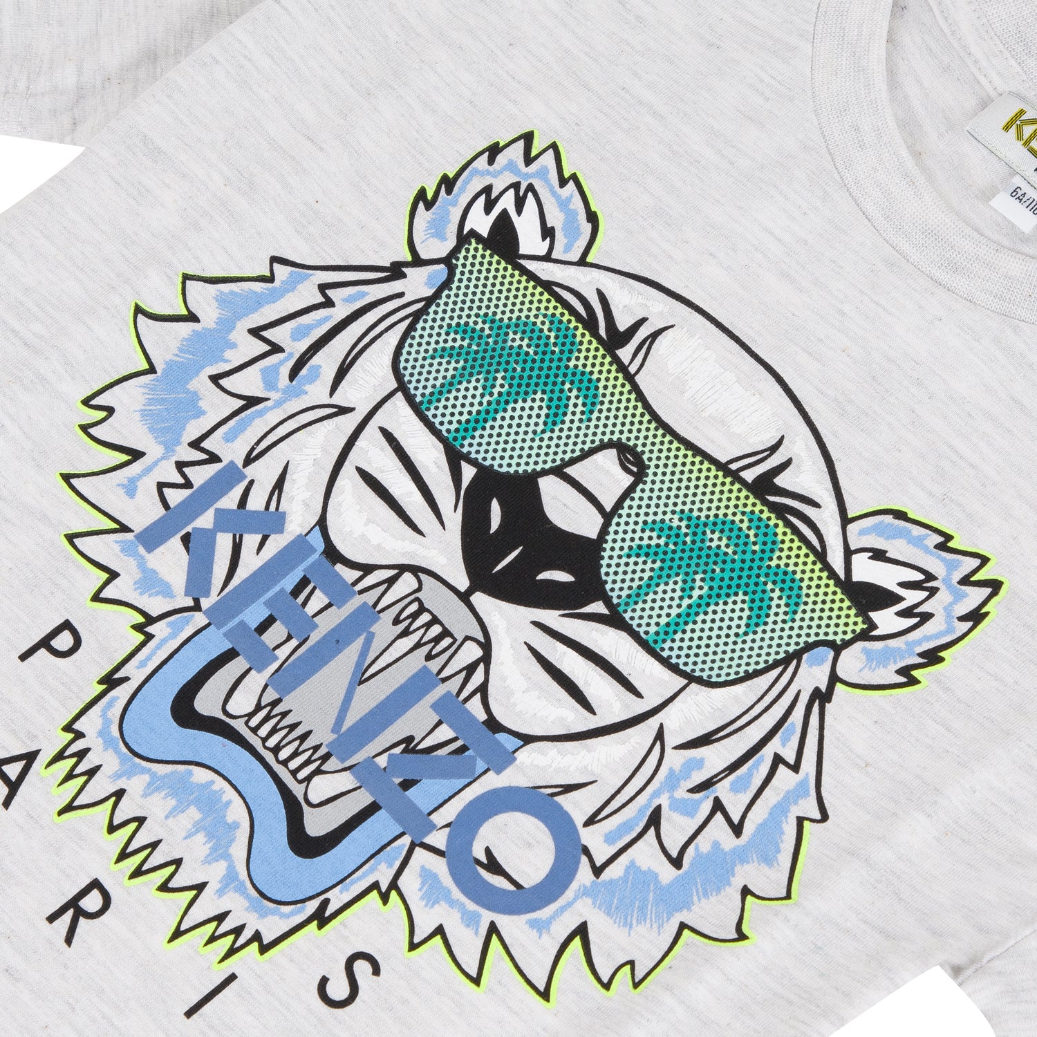 Boys Light Grey Tiger T-shirt