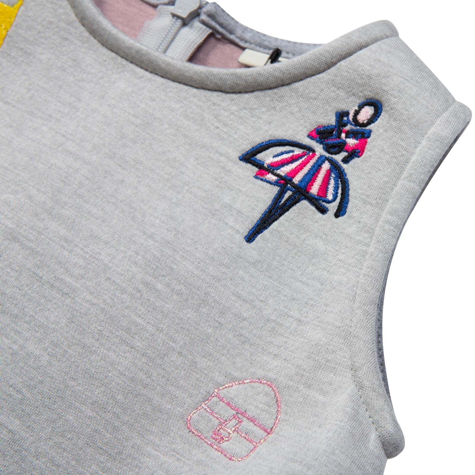 Baby Girls Ivory Prited Sleeveless Dress - CÉMAROSE | Children's Fashion Store - 3