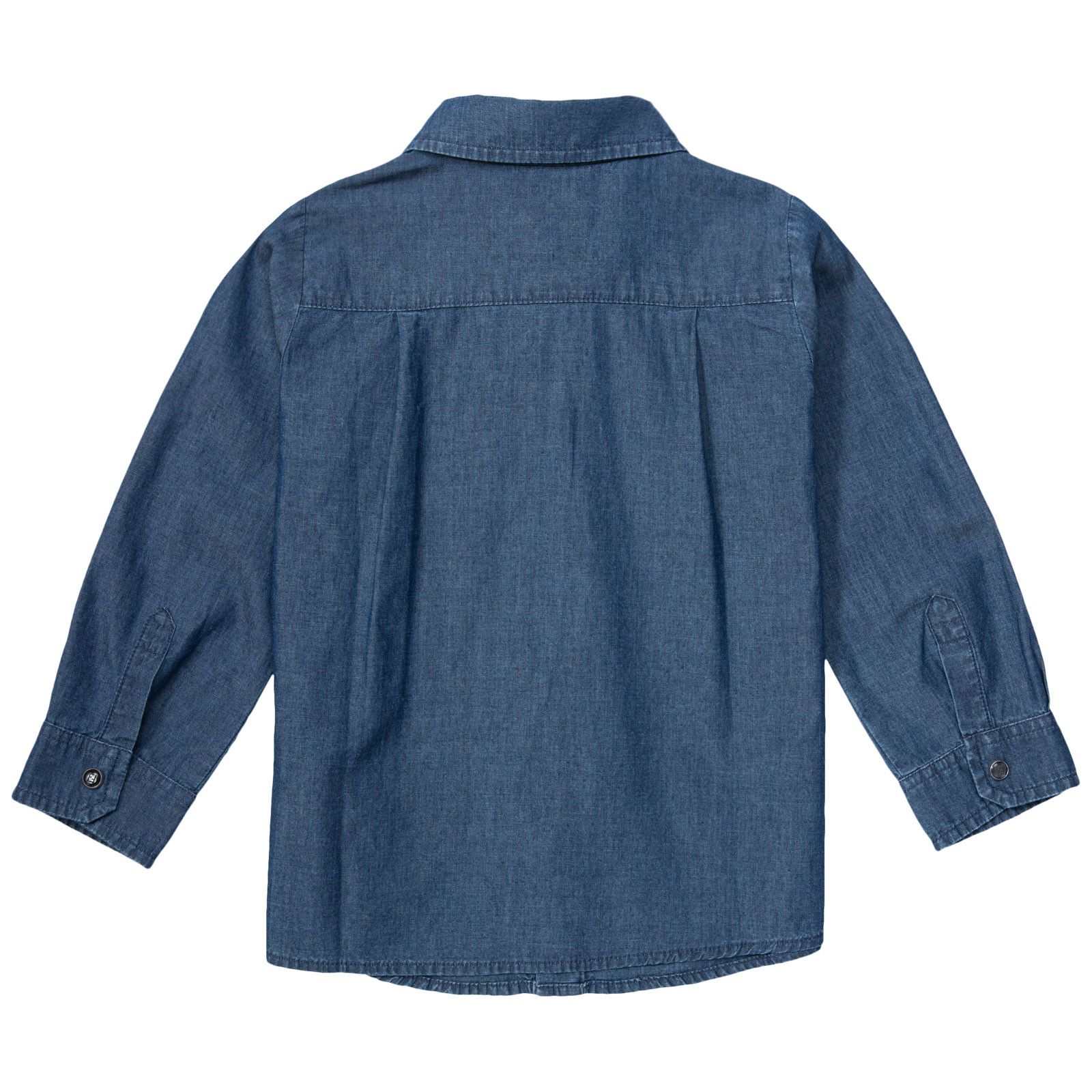 Baby Boys Blue Monster Long Sleeve Shirt - CÉMAROSE | Children's Fashion Store - 2