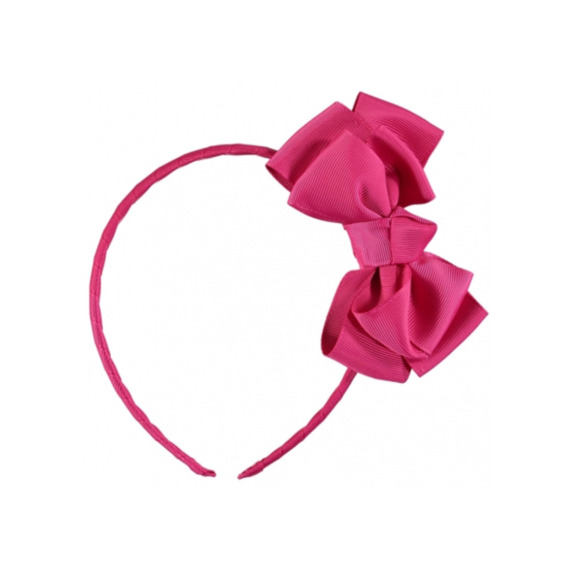 Girls Hot Pink Grosgrain Headband