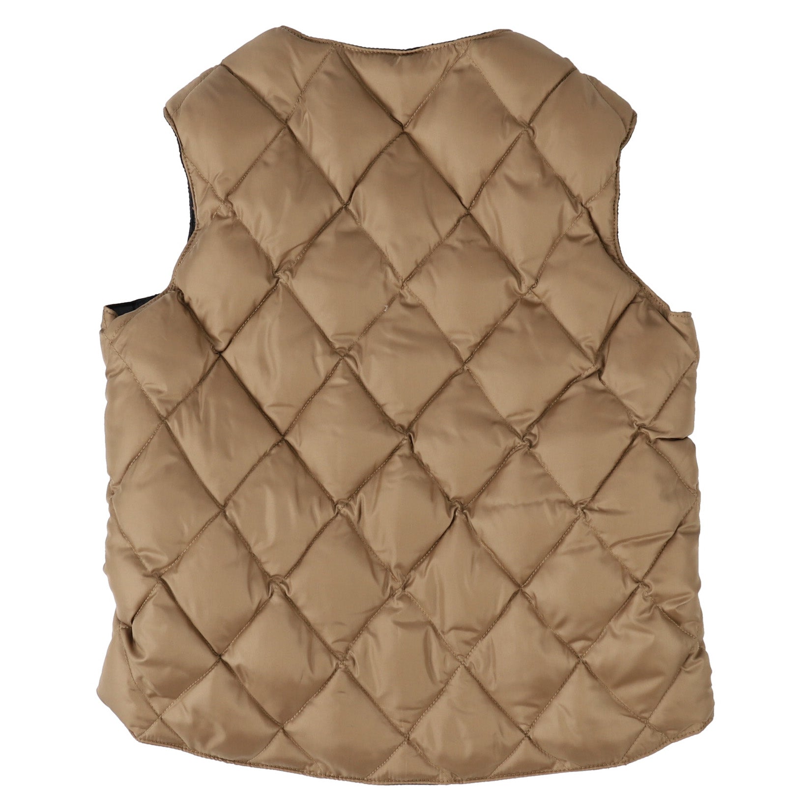 Boys Beige Padded Gilet