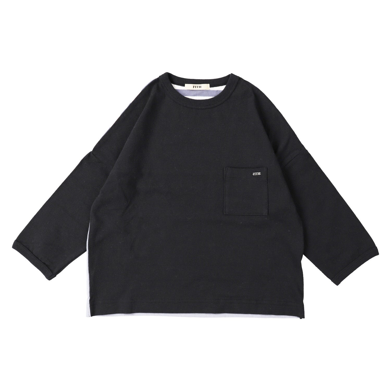 Boys Black Cotton T-Shirt