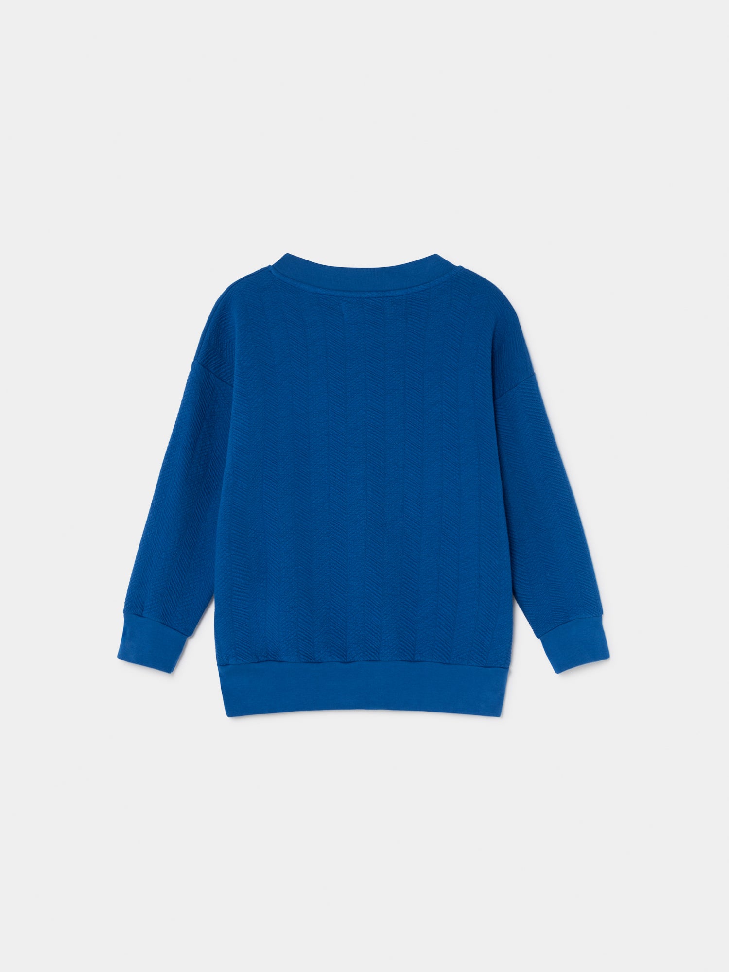 Boys Blue Star Cotton Sweatershirt