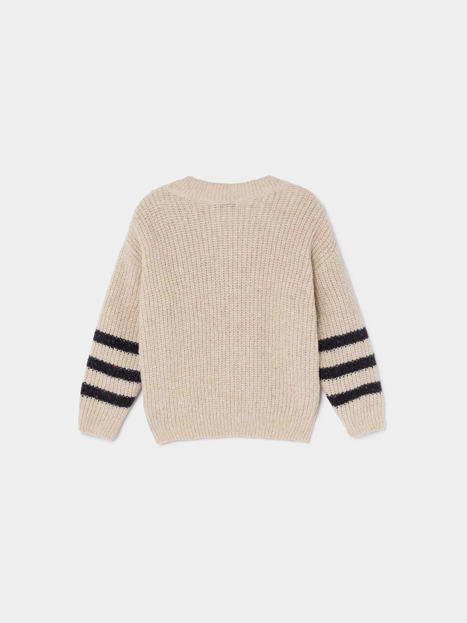 Boys & Girls Beige Logo Sweater