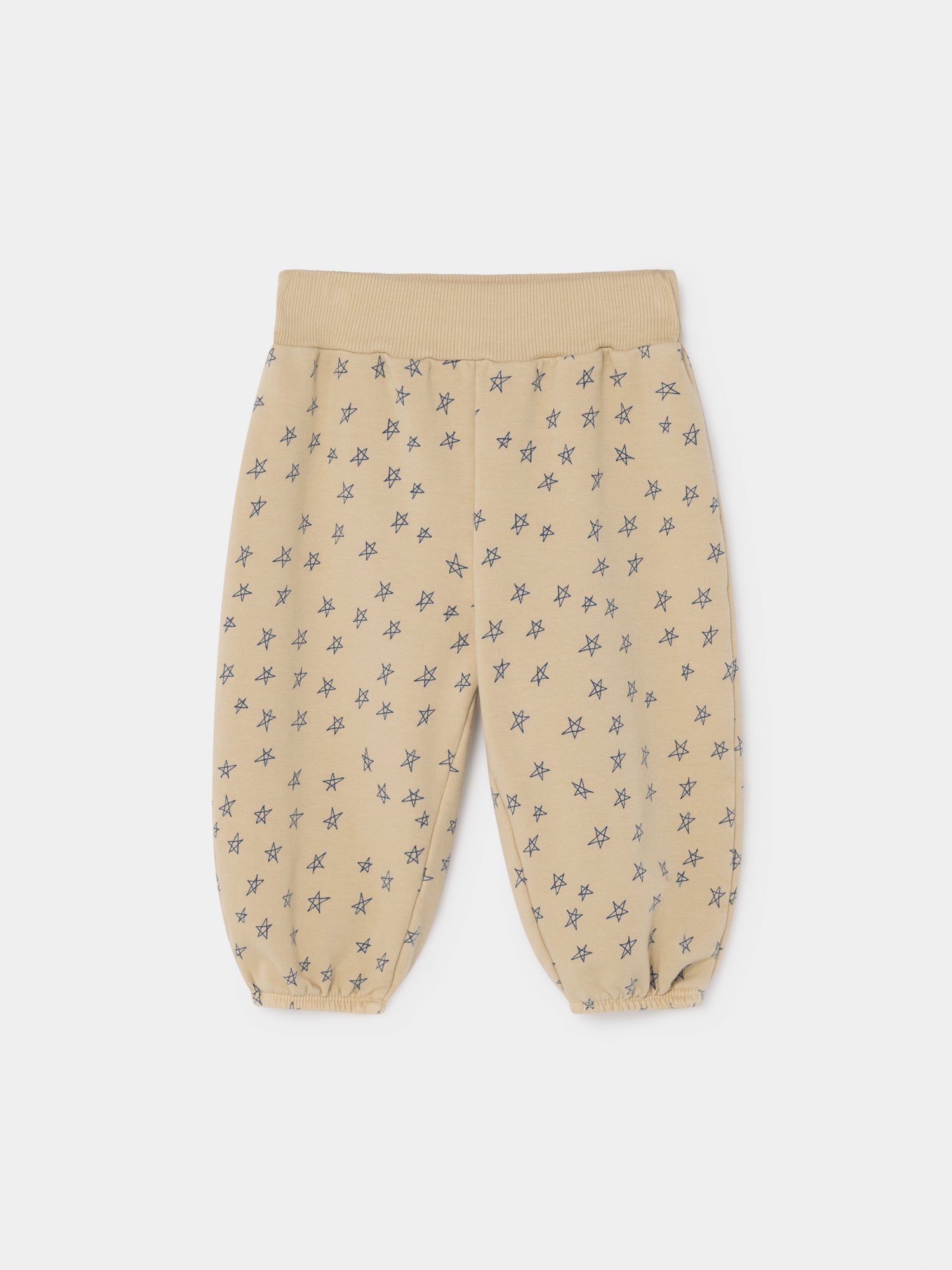 Baby Boys Yellow Stars Cotton Trousers