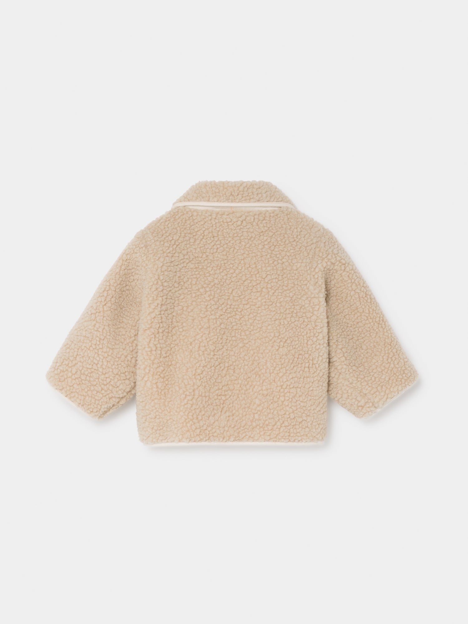 Baby Girls Beige Mercury Sheepskin Jacket