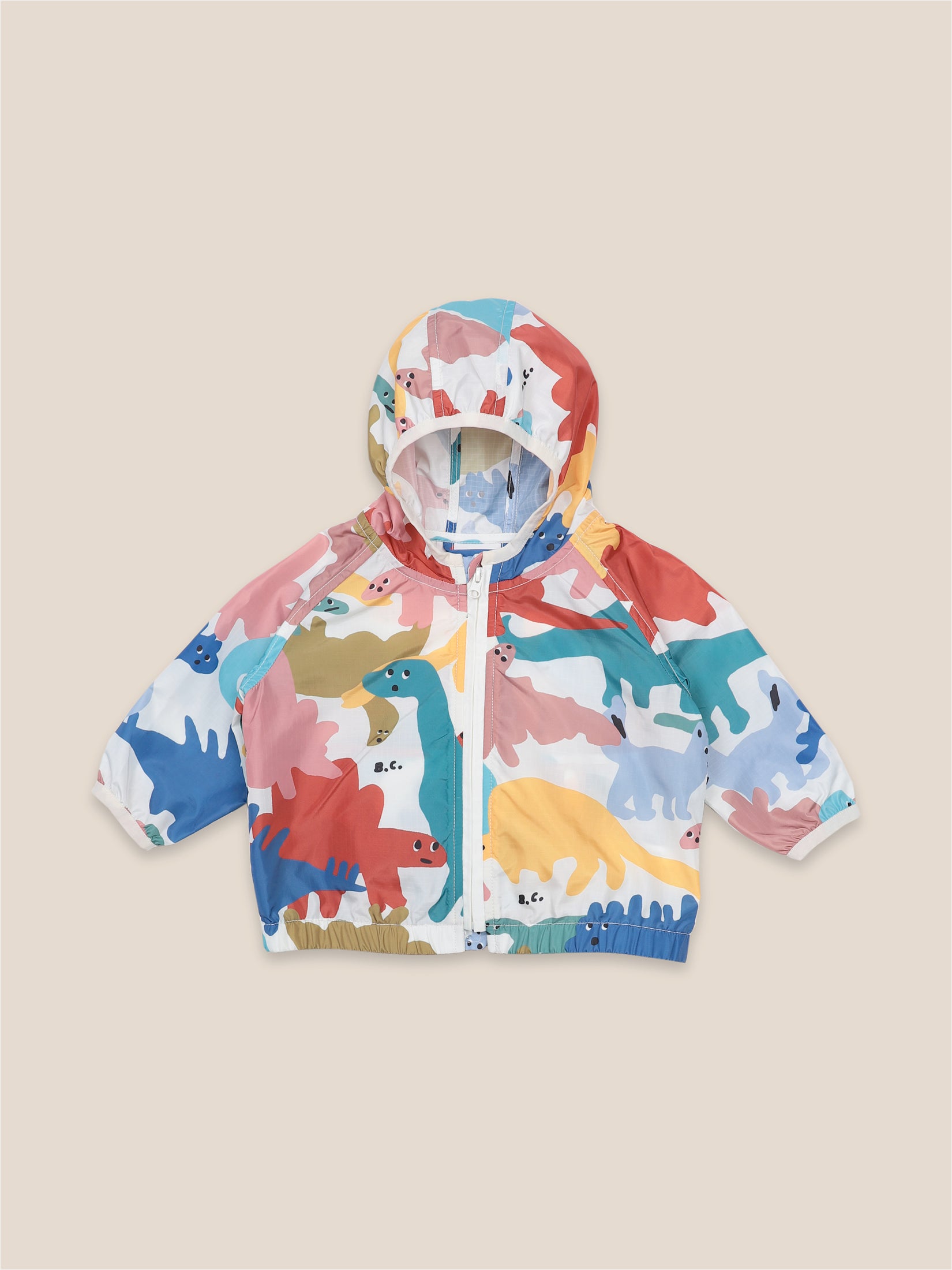 Baby Girls Pristine Dinos All Over Raincoat