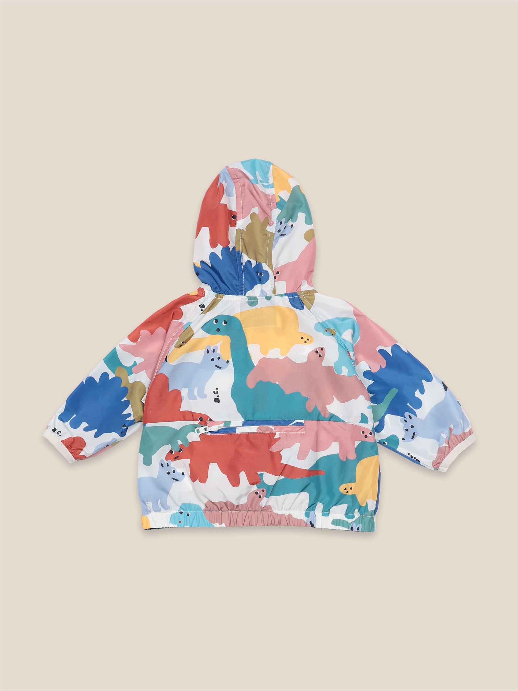 Baby Girls Pristine Dinos All Over Raincoat