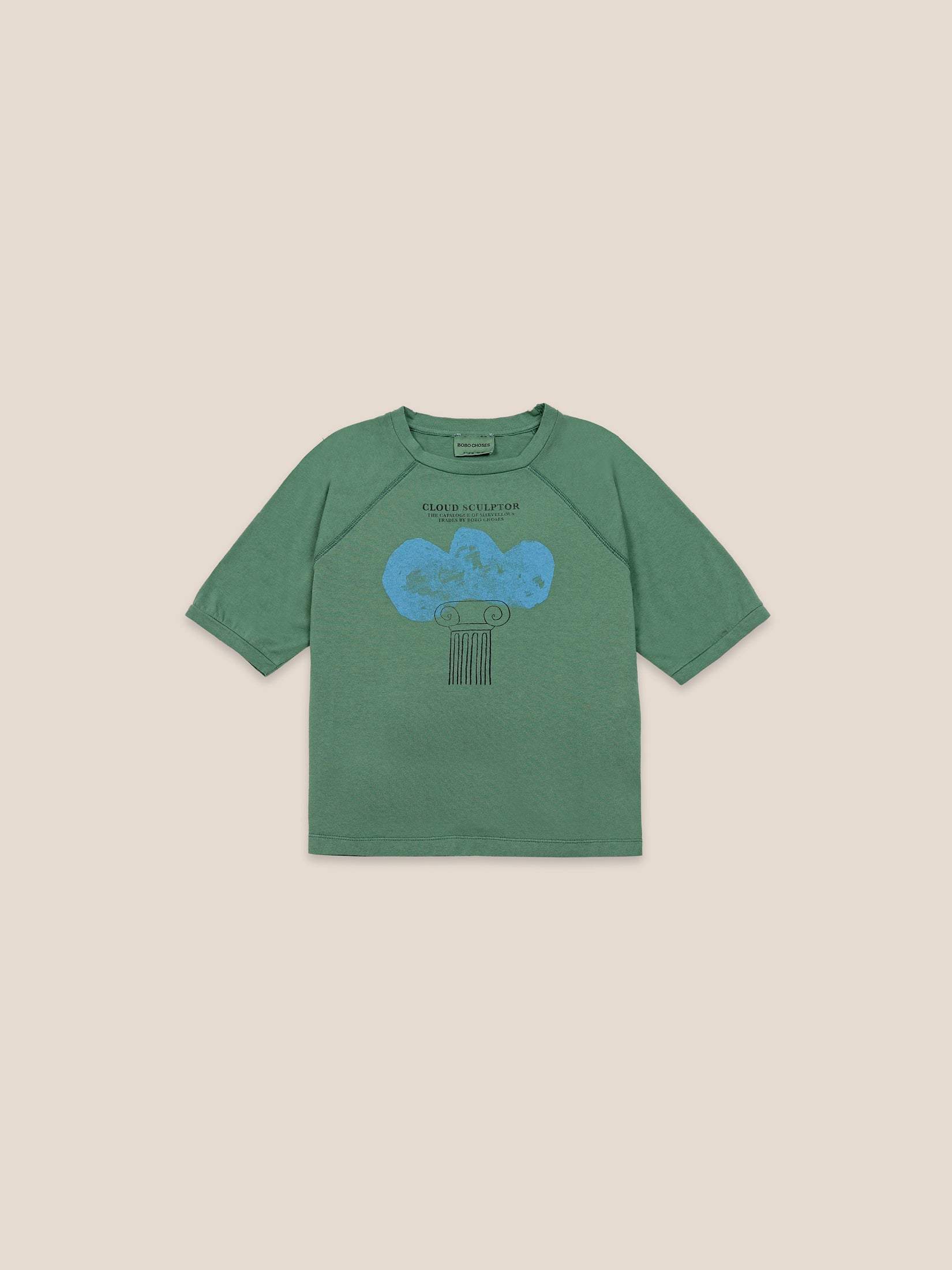 Boys Greener Pastures Cloud Sculptor Organic Cotton T-Shirt
