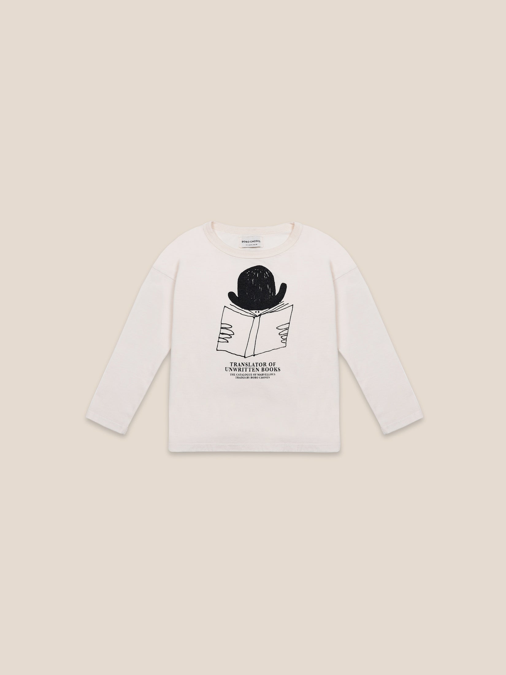 Boys Pristine White Translator Organic Cotton T-Shirt