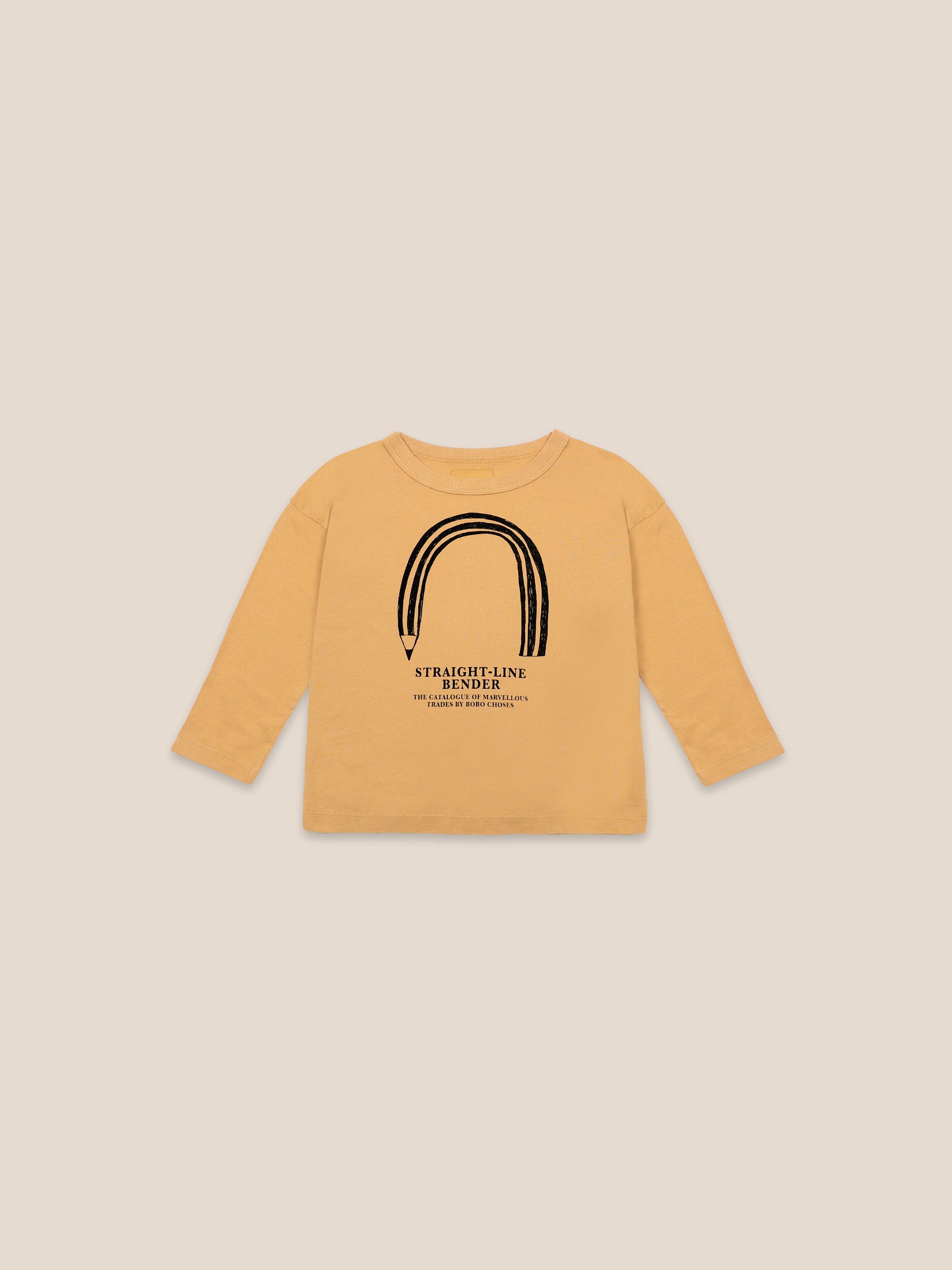 Boys Sunflower Straight Line Bender Organic Cotton T-Shirt