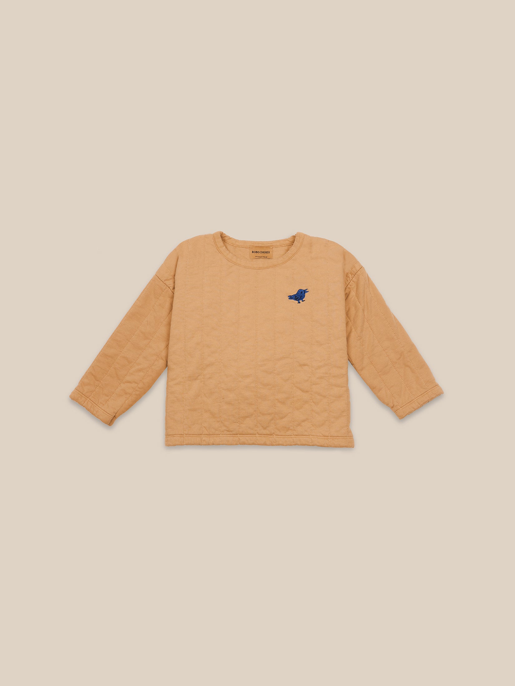 Boys Sunflower Bird Organic Cotton Sweatshirt