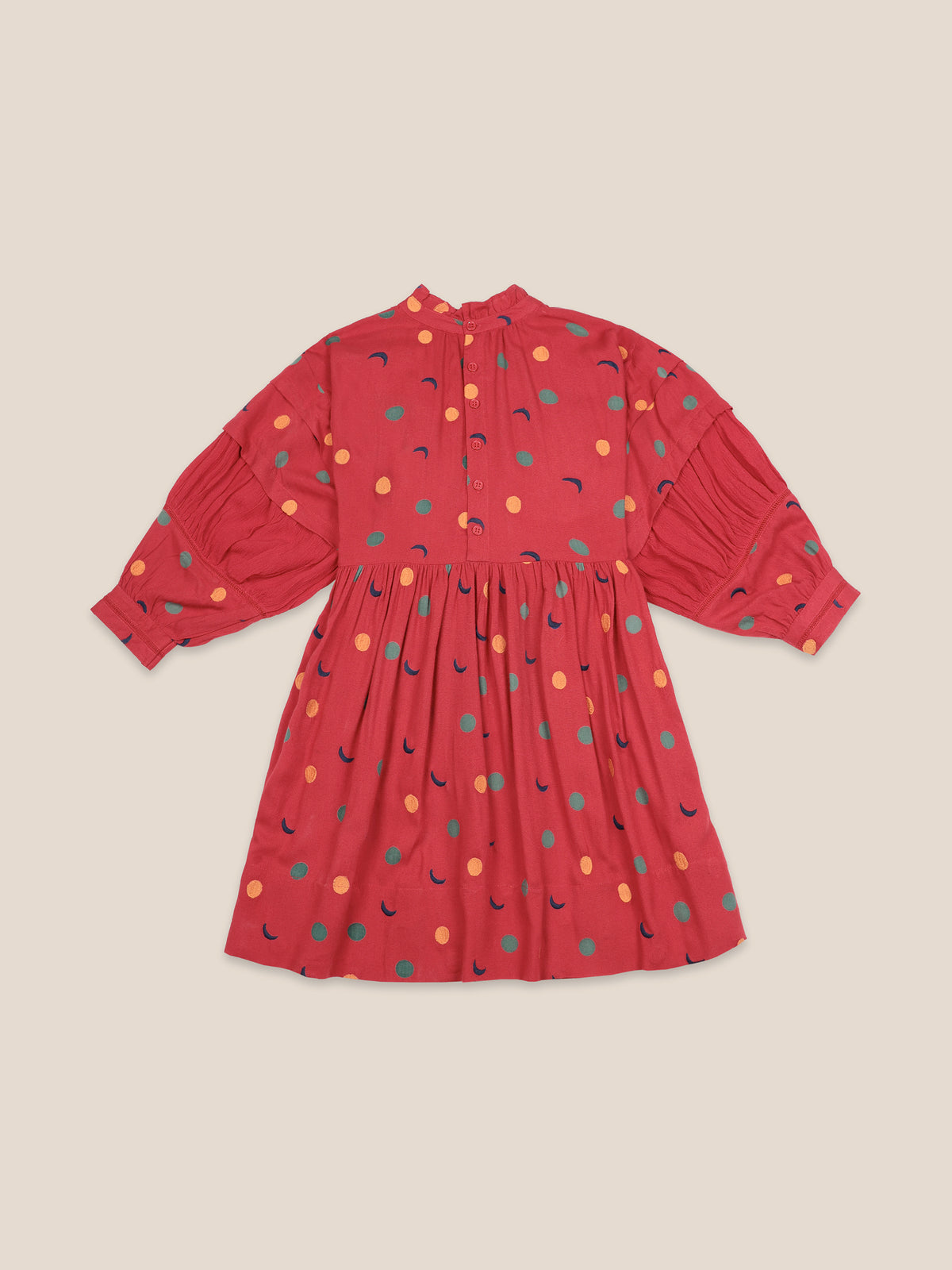 Girls Red Solar Eclipse Princess Dress