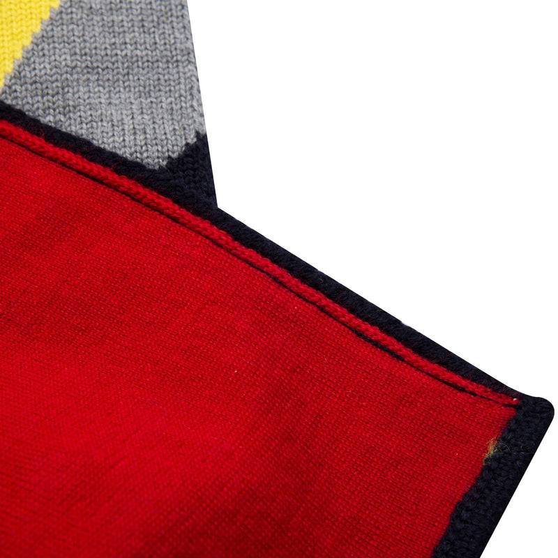 Boys Multicolors Knitted Wool Monster Scarf - CÉMAROSE | Children's Fashion Store - 3