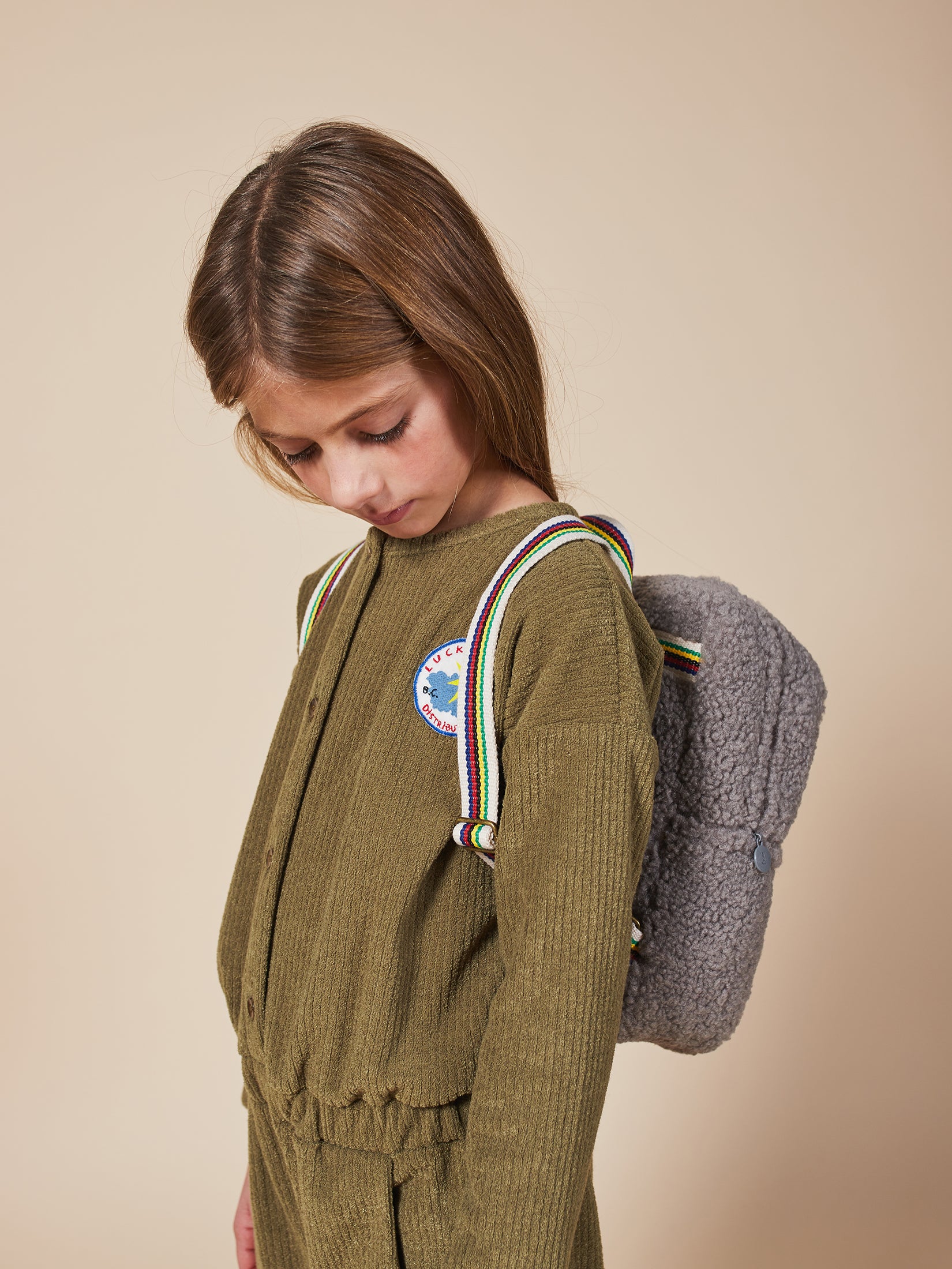 Boys & Girls Light Grey Schoolbag