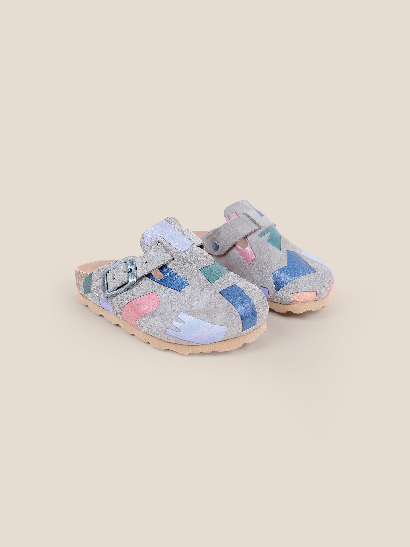 Girls Midnight Navy Shadows  Sandals