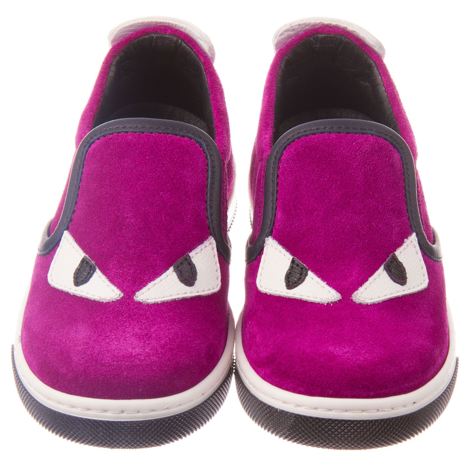 Boys&Girls Purple Suede Monster Trainers - CÉMAROSE | Children's Fashion Store - 2