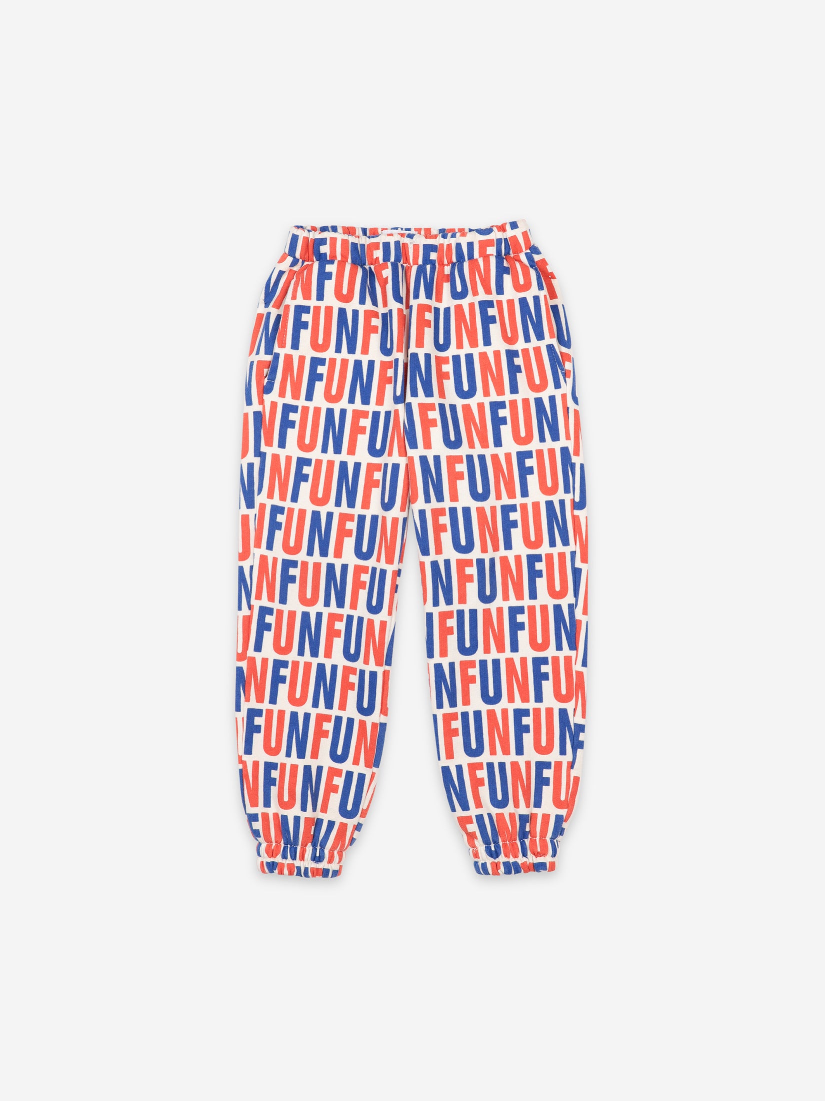 Girls Cream Tan Print Jogging Pants