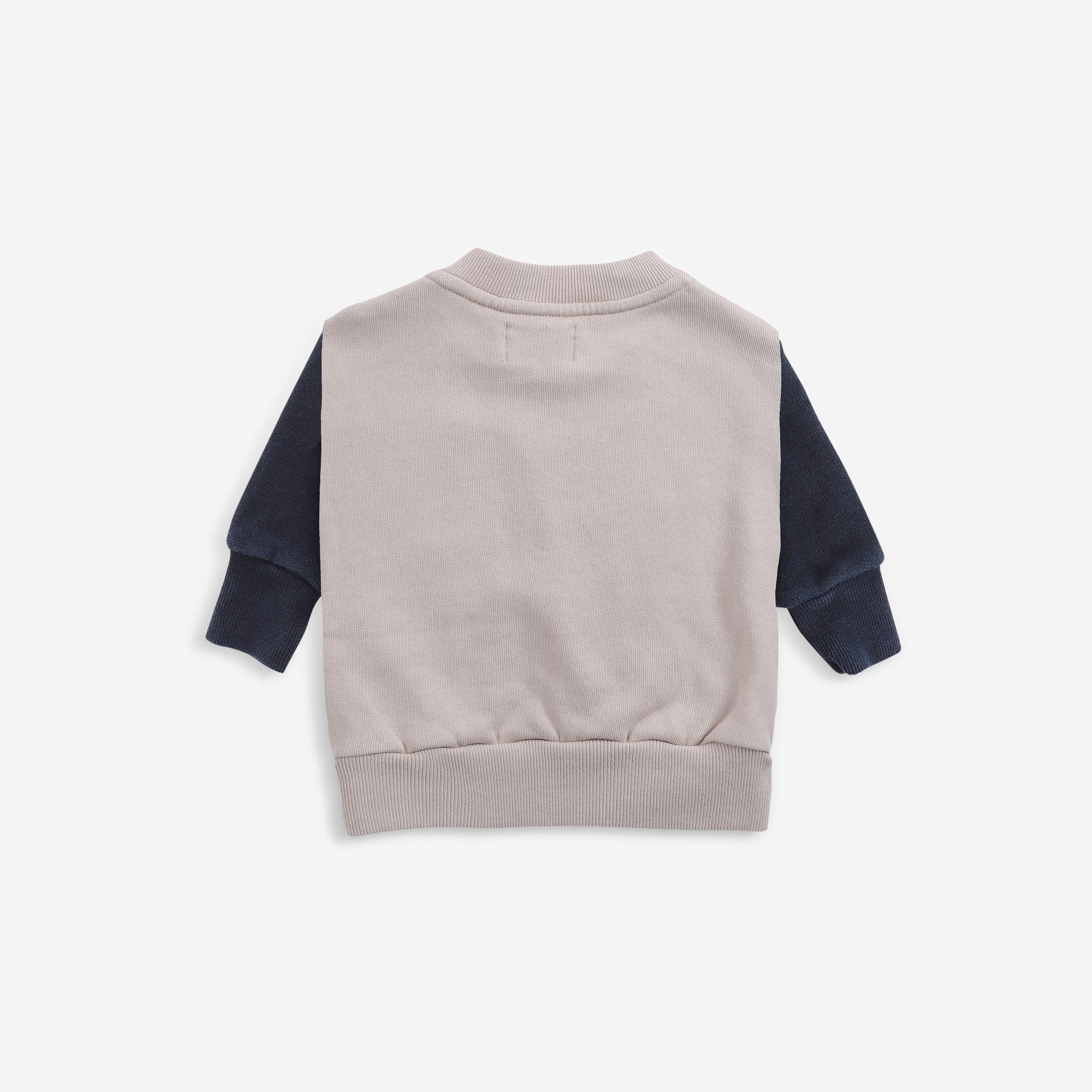 Baby Boys & Girls Grey Cotton Sweatshirt