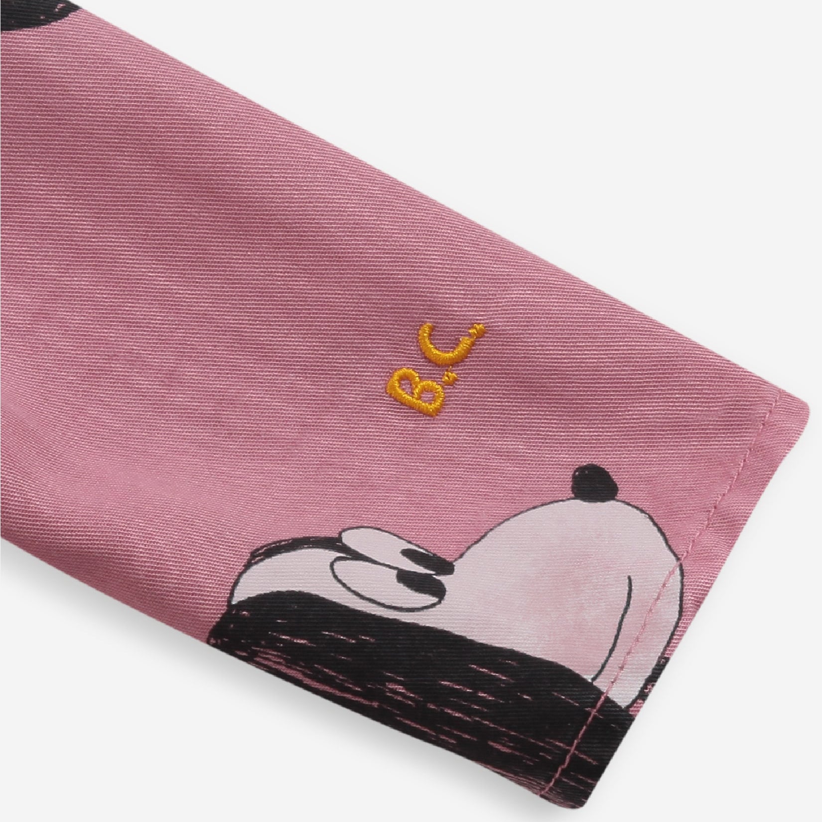 Baby Girls Pink Printed Cotton Dress