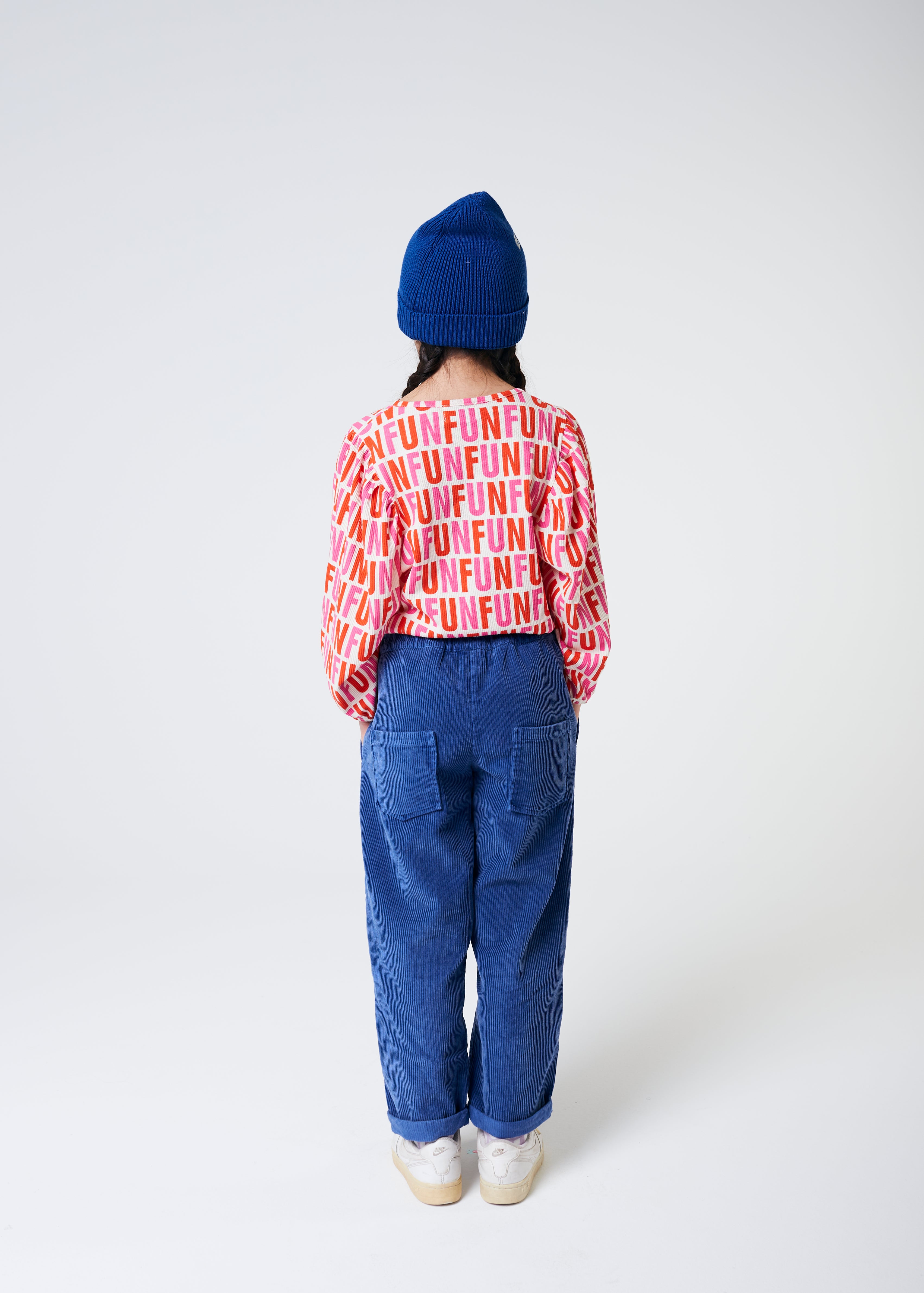 Boys & Girls Blue Corduroy Trousers