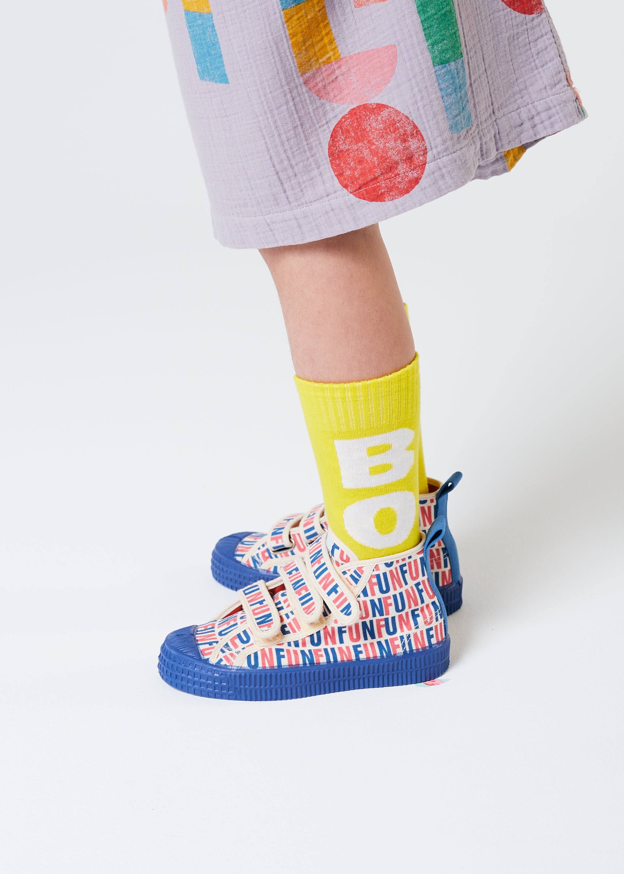 Boys & Girls Multicolor Logo Socks (2 Pack)