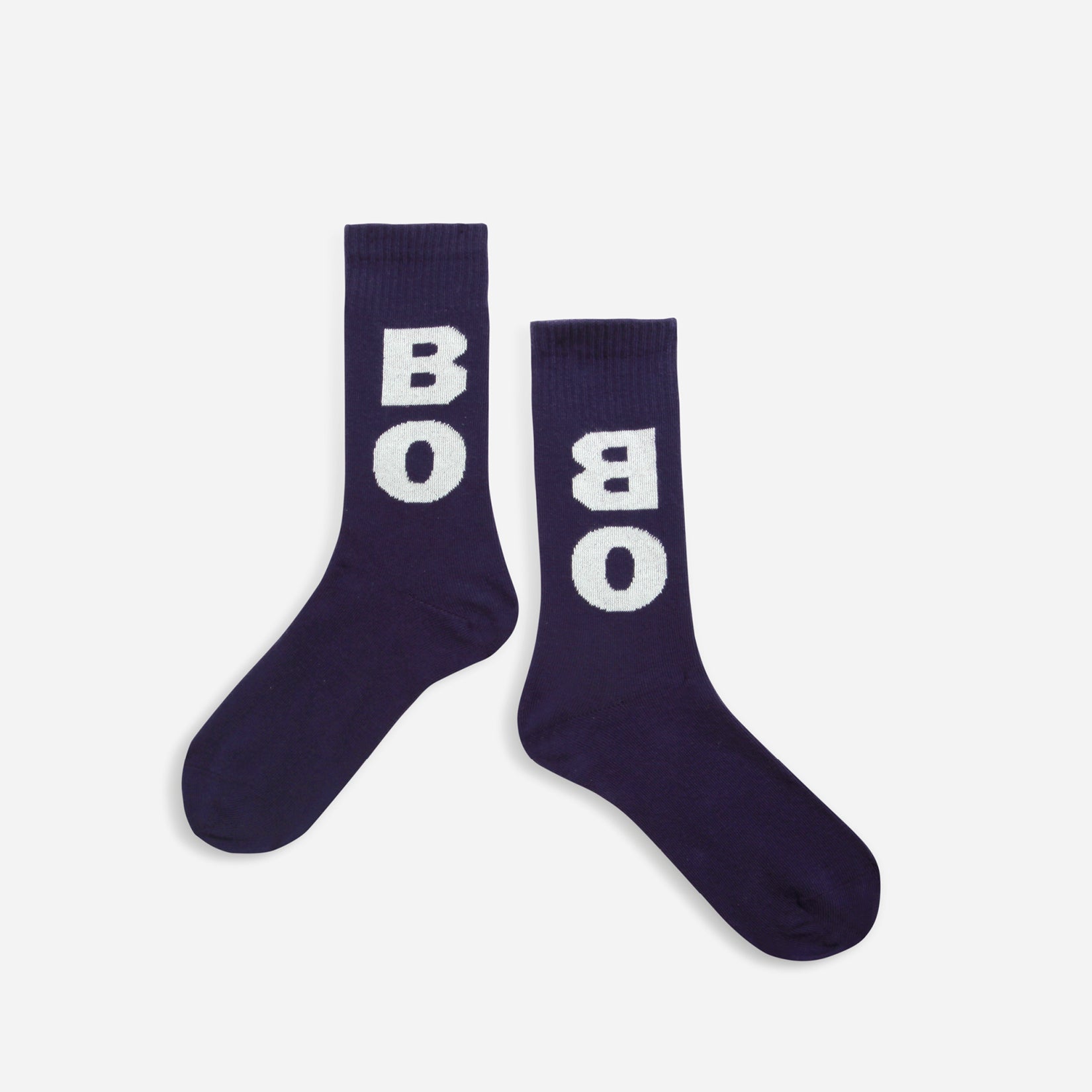 Boys & Girls Purple Logo Socks (2 Pack)